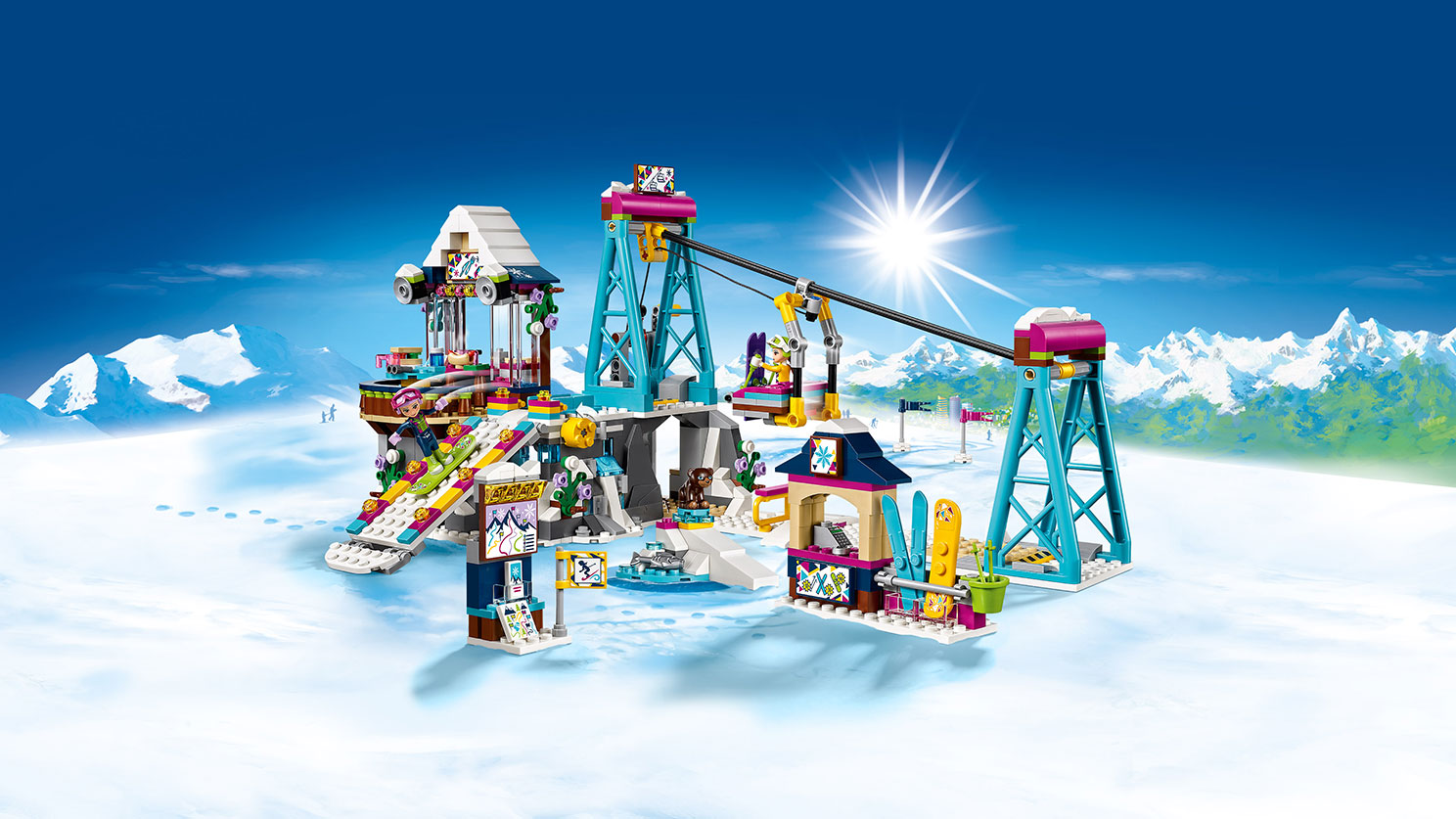Gammel mand skitse temperament Skilift im Wintersportort 41324 - - LEGO.com für Kinder