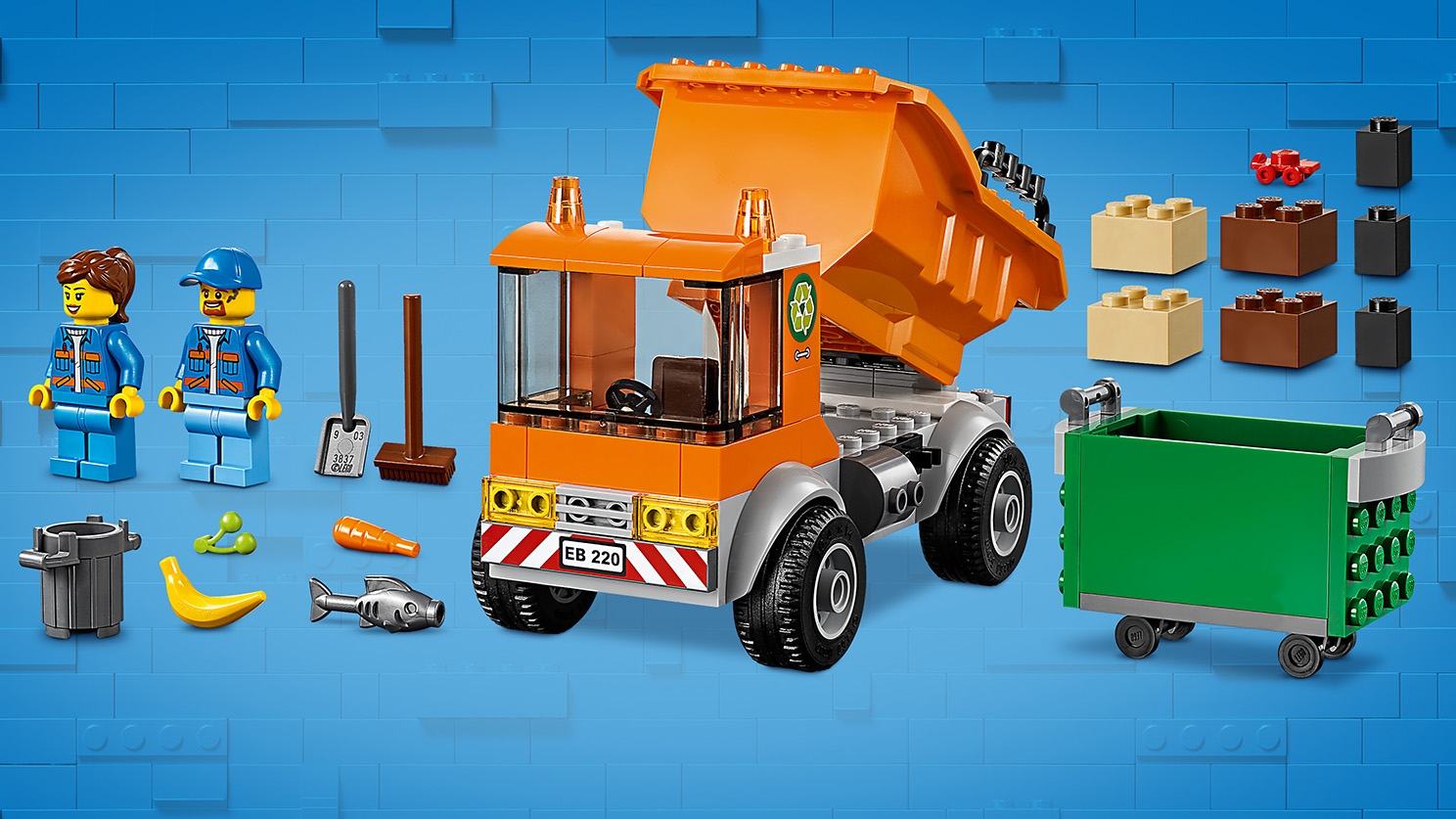 City - Le camion de poubelle (60220) LEGO