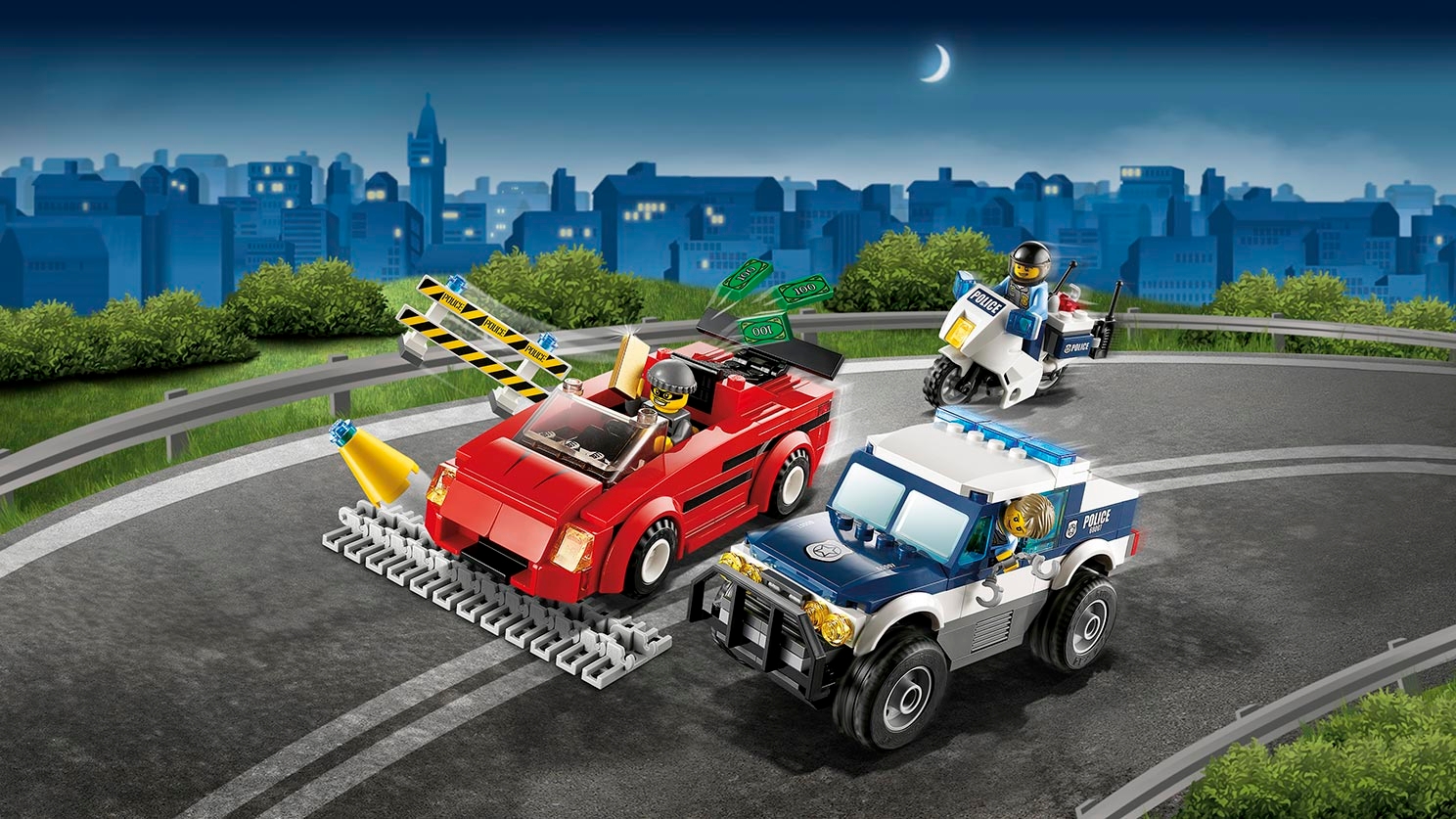 Lego City : Poursuite policière avec un camion de crème glacée