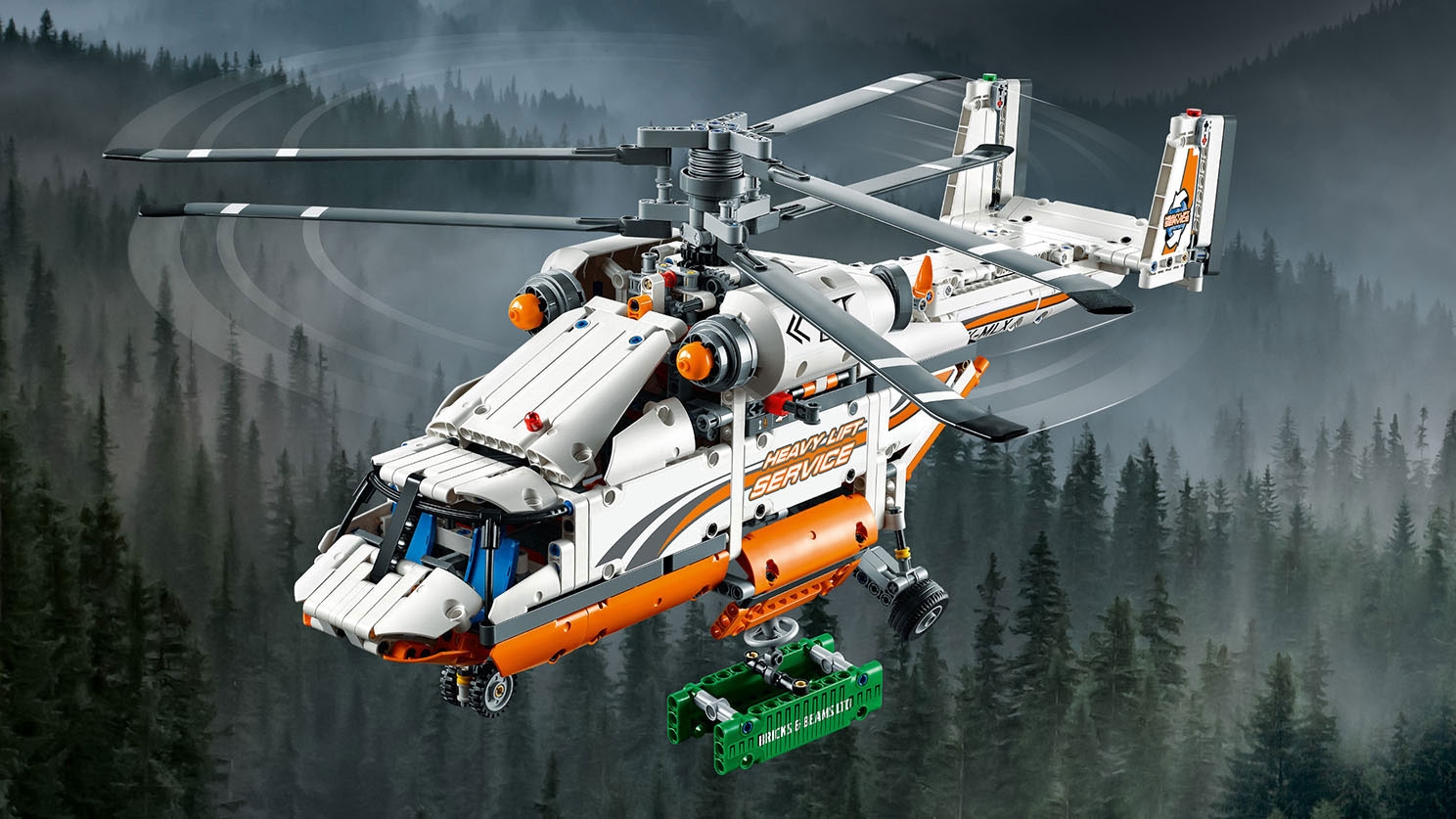 ヘビーリフト ヘリコプター 42052 - レゴ®テクニックセット - LEGO.com