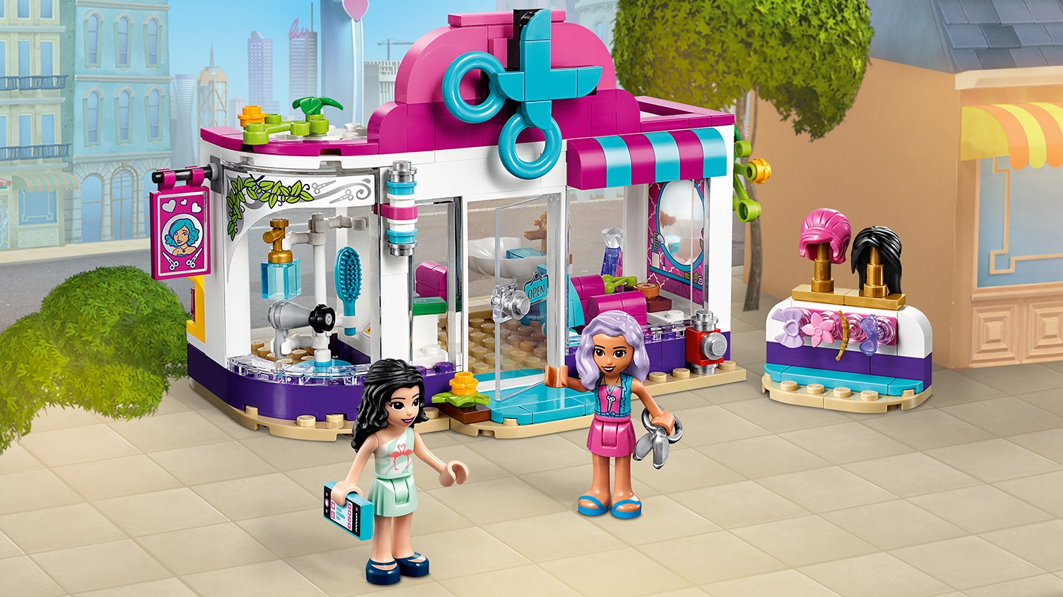 LEGO Friends Heartlake City Play Hair Salon Fun Toy 41391 Building Kit Featuring Friends Character Emma New 2020 235 Pieces 