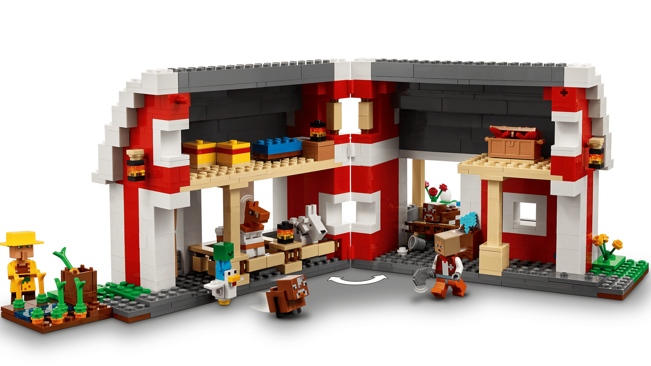 赤い馬小屋 - ビデオ - LEGO.comキッズ