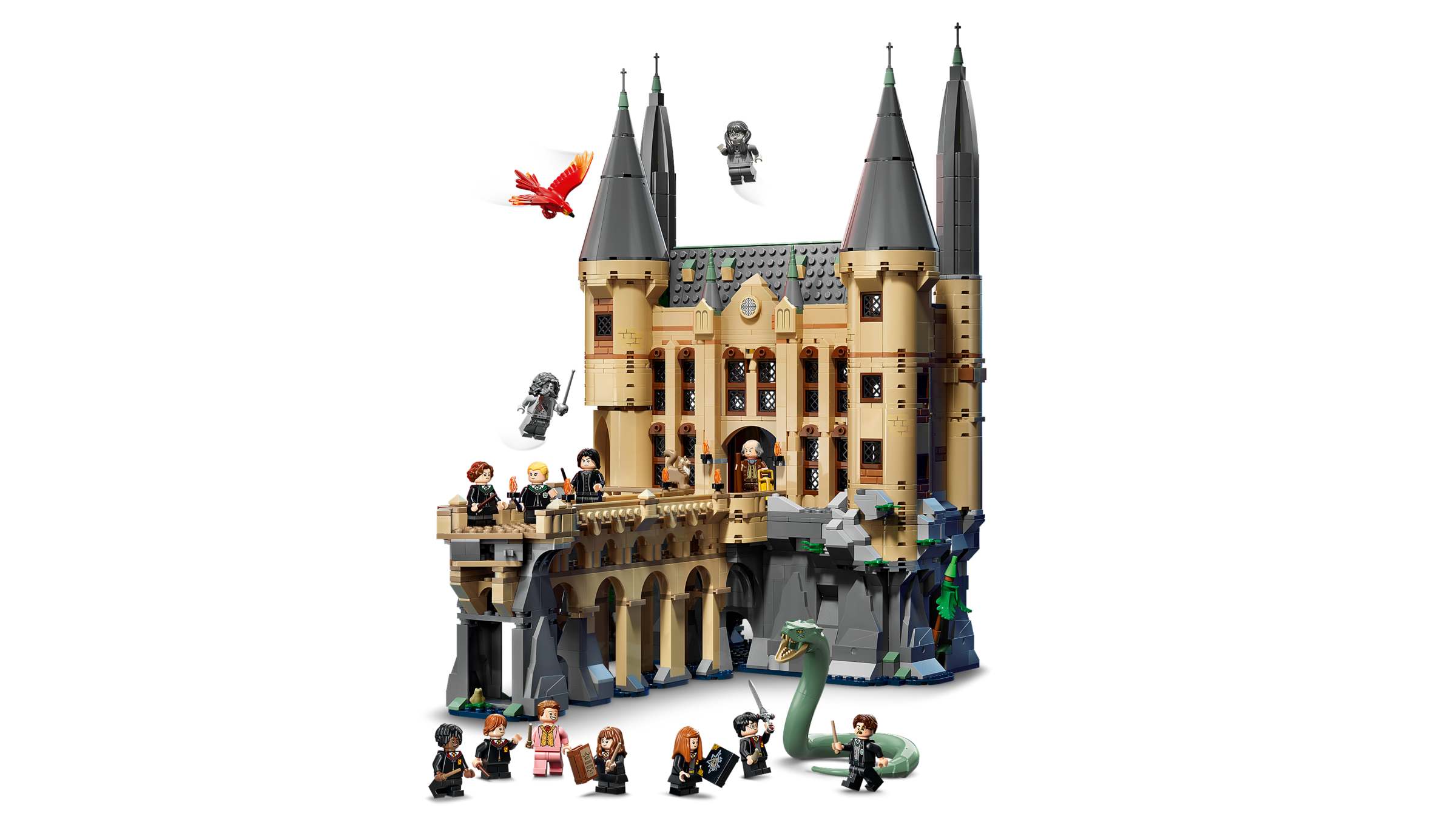 LEGO Le château de Poudlard : l’aile Est 76473, vue officielle du set