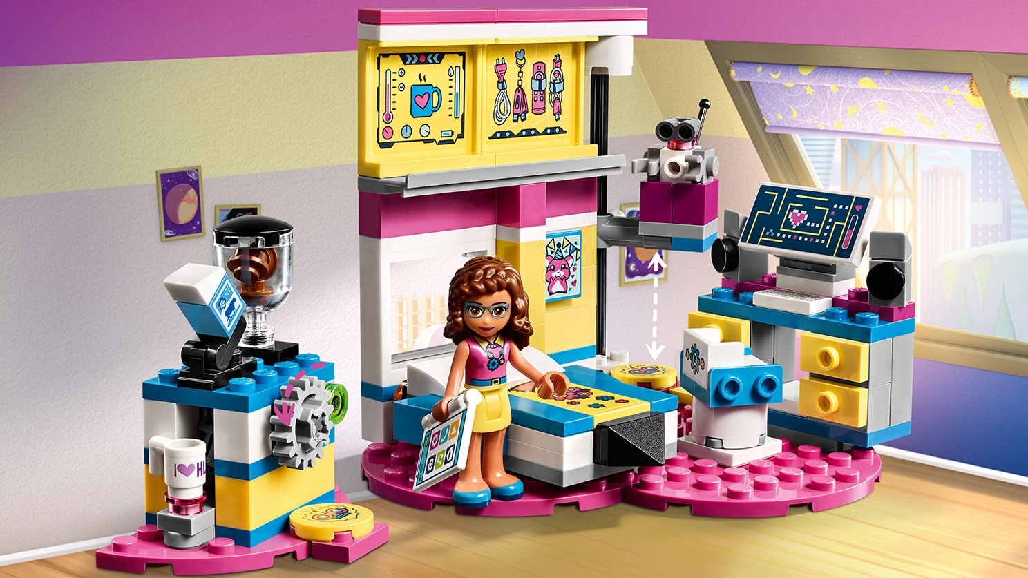 オリビアのお部屋 ロボットラボつき 41329 - - LEGO.comキッズ