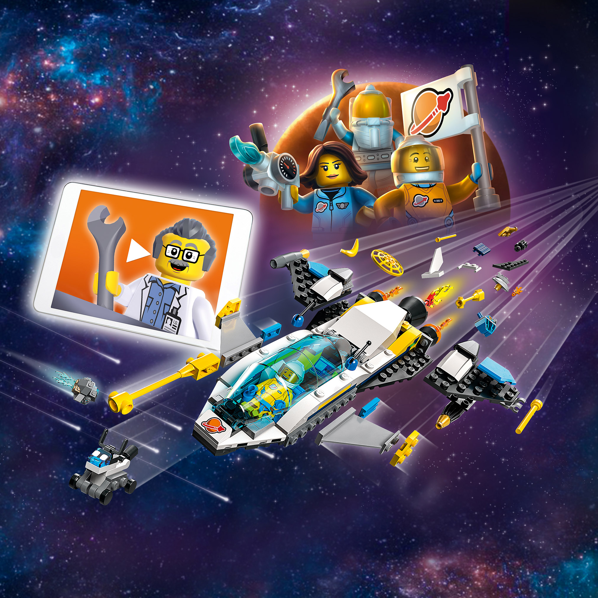 Erkundungsmissionen im Weltraum - Videos - LEGO.com für Kinder