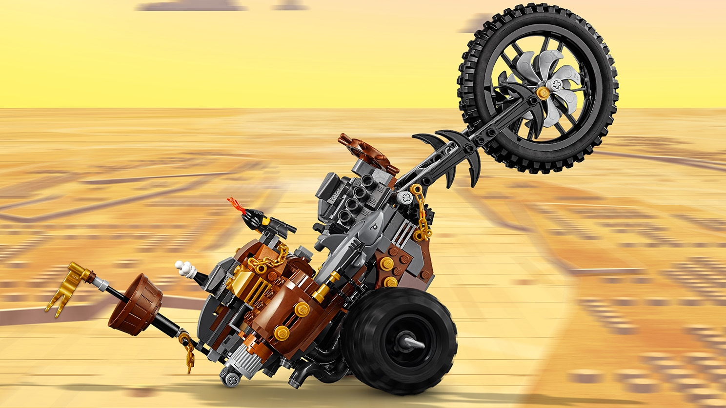 NEU//OVP passt zu 70835//70840 LEGO MOVIE 2-70834 EisenBarts Heavy-Metal-Trike