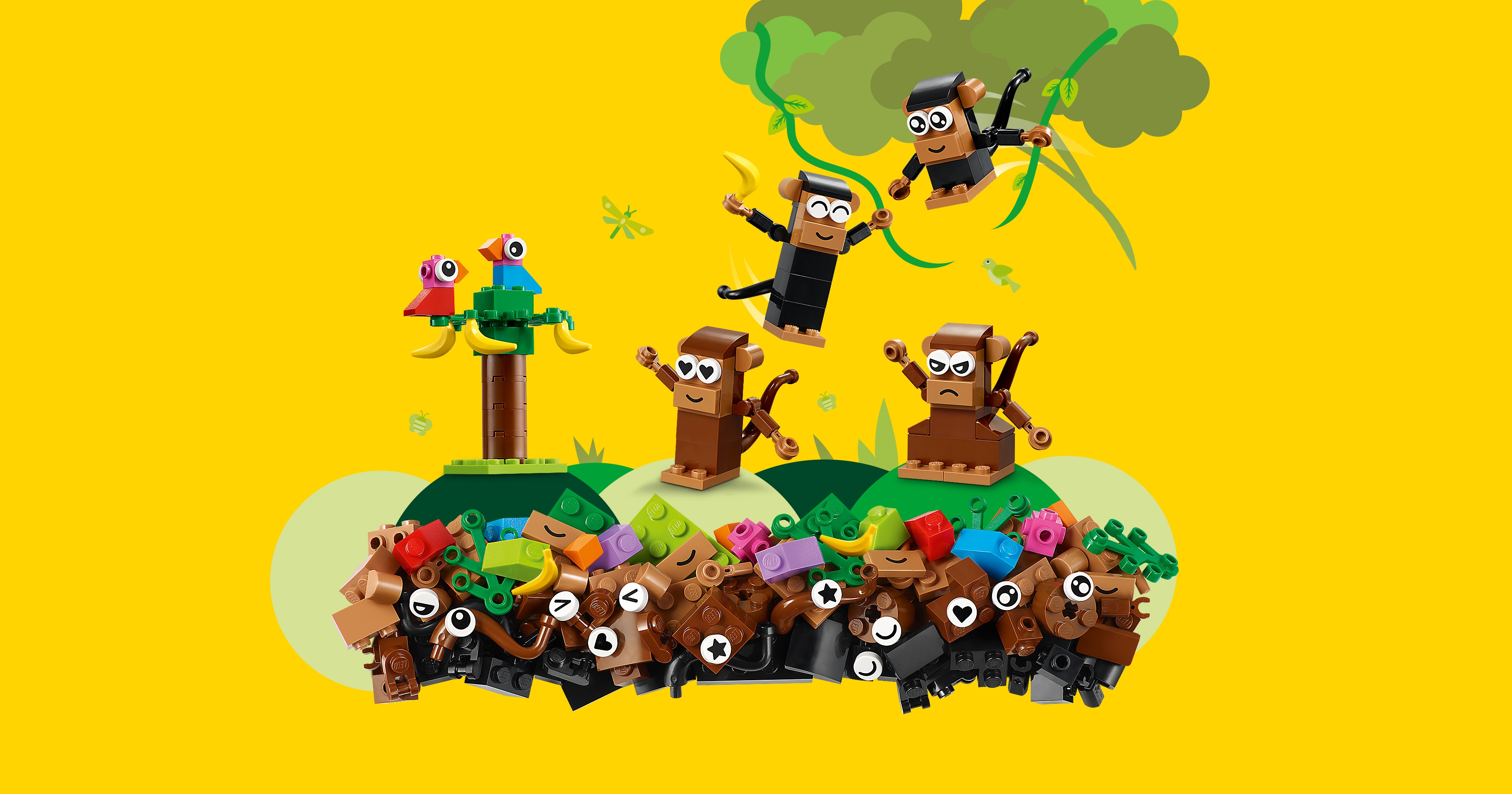Creative Monkey Fun - Videos - LEGO.com for kids