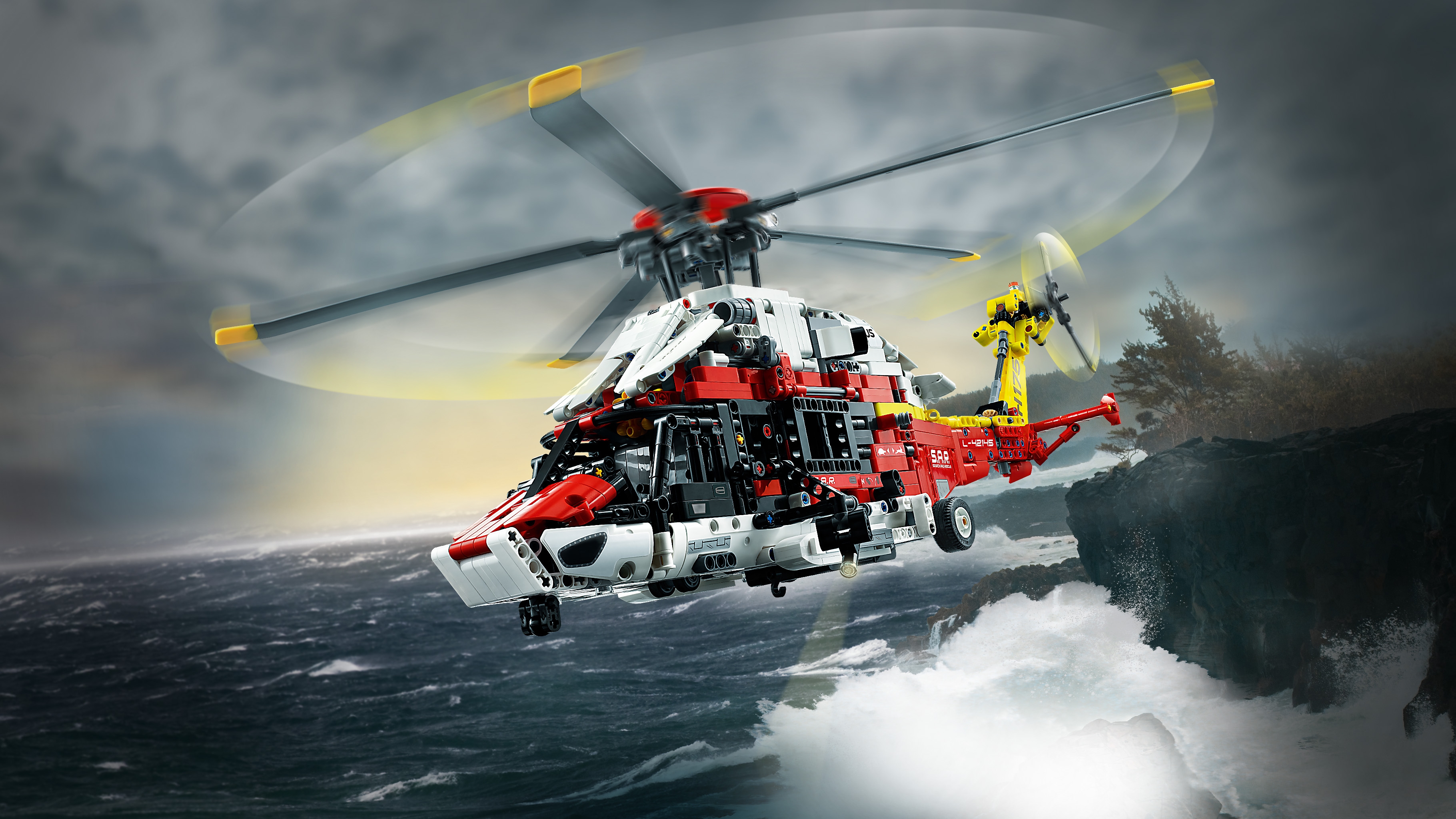 Airbus H175 Helicopter 42145 - LEGO® Technic Sets - for kids