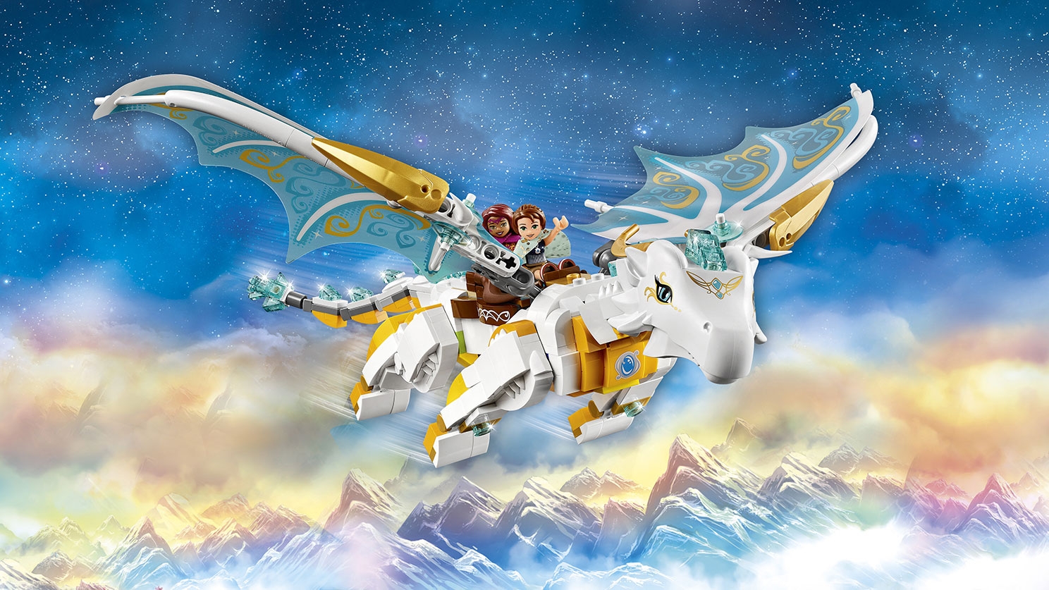 lego elves the queen dragon