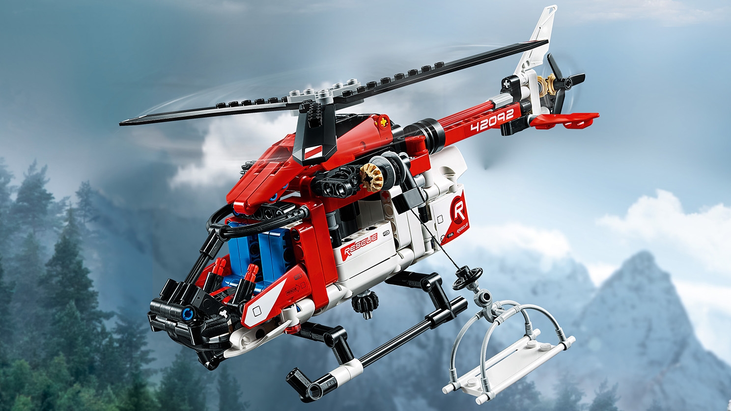 救援直昇機42092 - 樂高® 科技系列盒組- LEGO.com 兒童專區