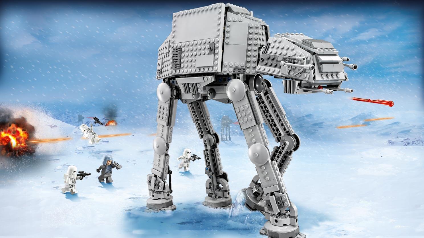 Lego Star Wars Minifigures AT-AT for sale online 75054