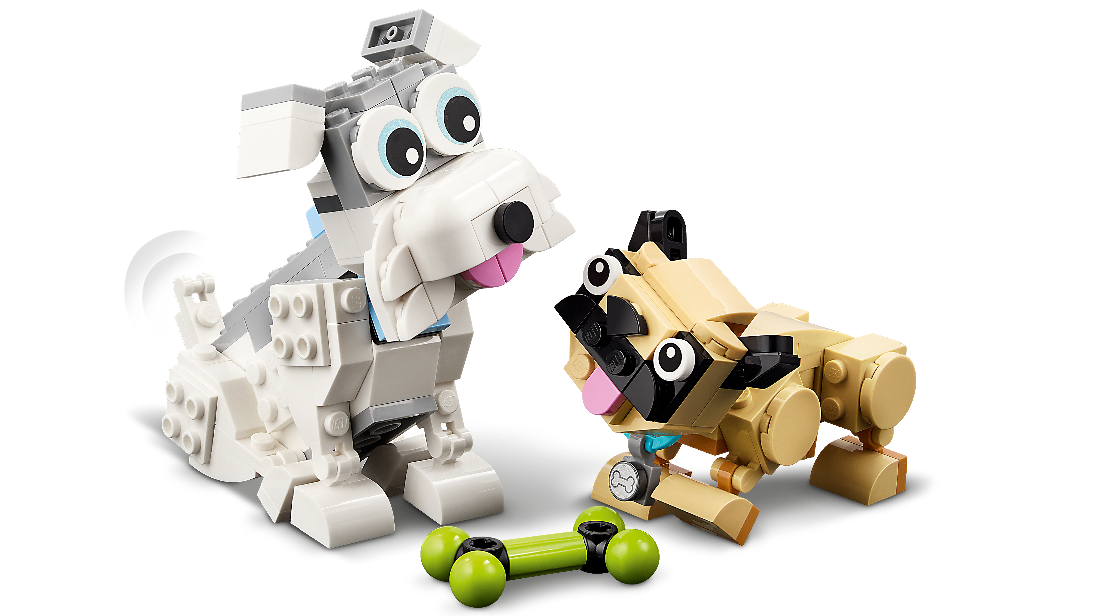 LEGO Creator 3 in 1 Adorable Dogs Building Toy Set, Small Toys for  Christmas, Gift for Dog Lovers, Build a Beagle, Poodle, and Labrador or  Rebuild into Dachshund, Husky, Pug, or Mini