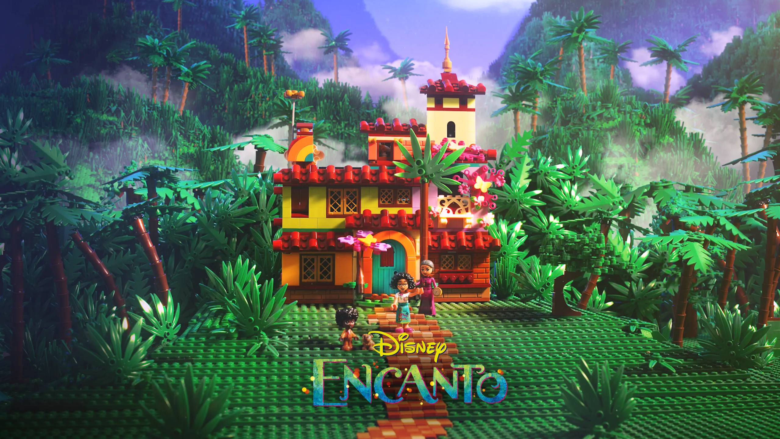 The magical Madrigal house of the LEGO  Disney Encanto poster - LEGO.com  for kids