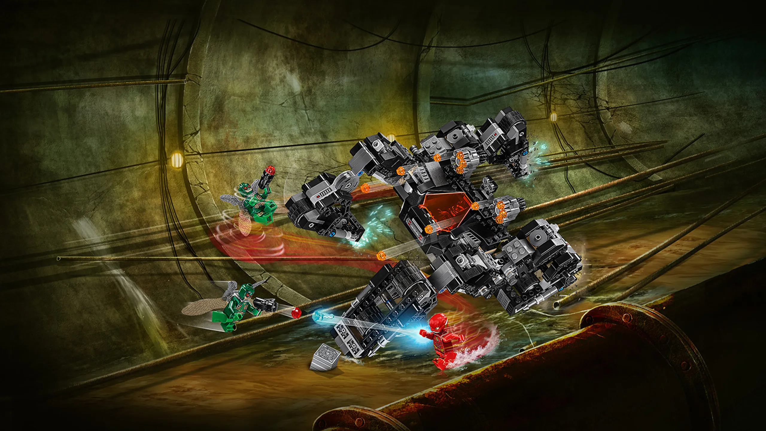 LEGO Super Heroes - 76086 Knightcrawler Tunnel Attack - Enter the tunnels of Stryker’s Island in Batman’s super-flexible Knightcrawler to take on the evil Parademons!