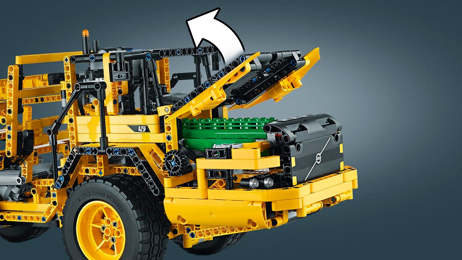 Fjernstyret VOLVO L350F gummiged 42030 - LEGO® Technic sæt - for børn