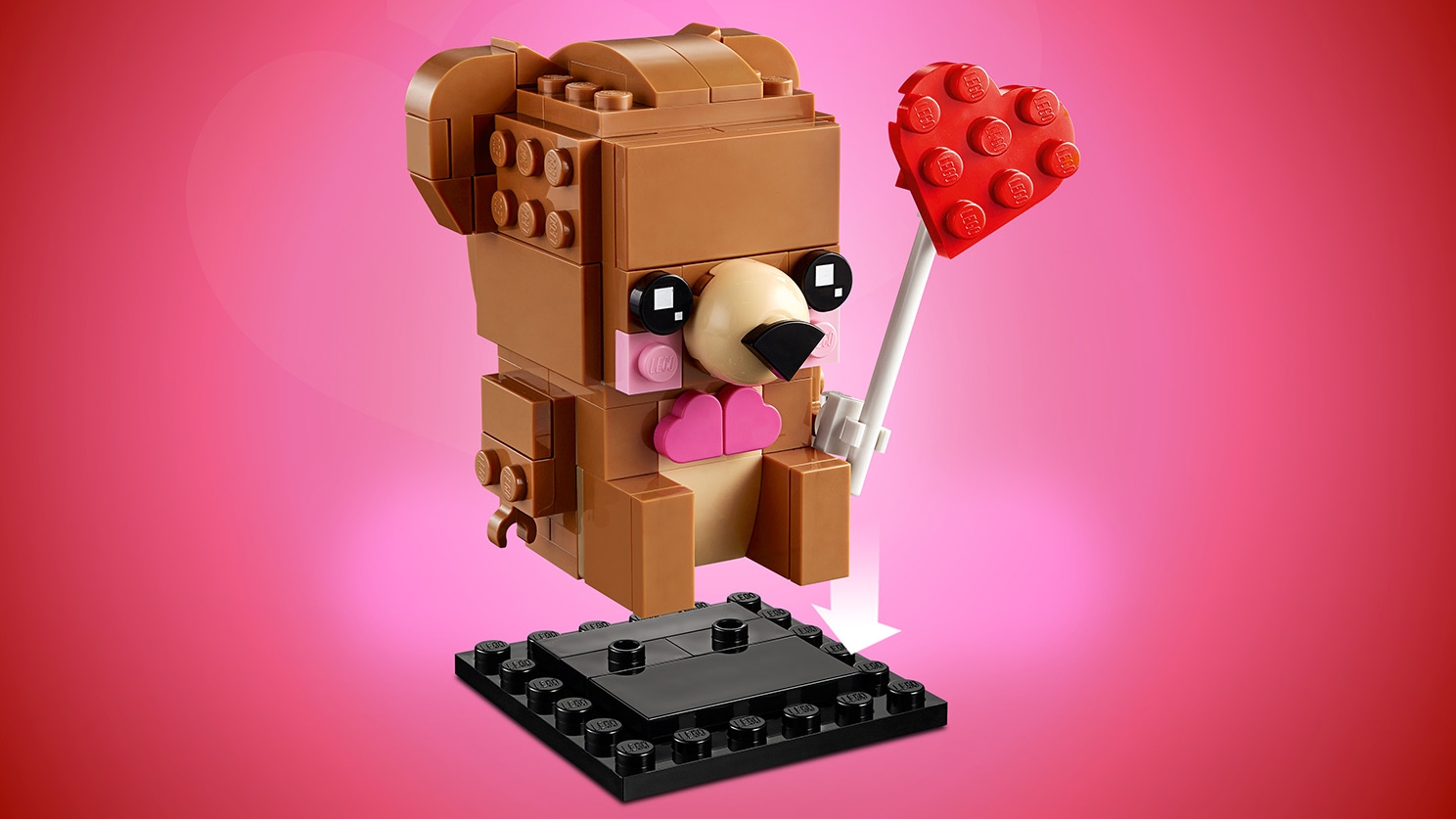 バレンタイン・ベア 40379 - レゴ®ブリックヘッズ セット - LEGO