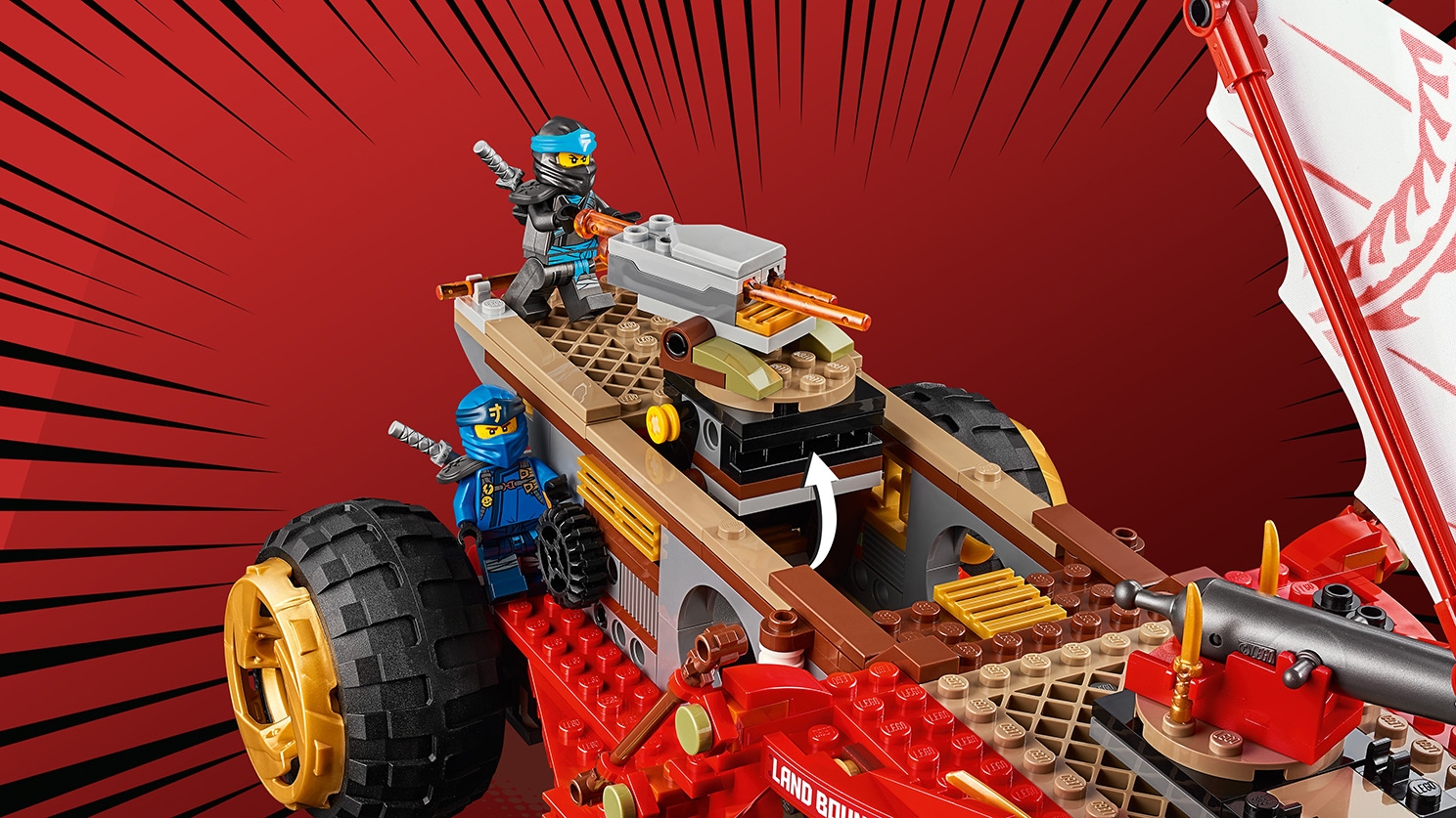 陸上戦艦バウンティ号 70677 - レゴ®ニンジャゴー セット - LEGO.comキッズ