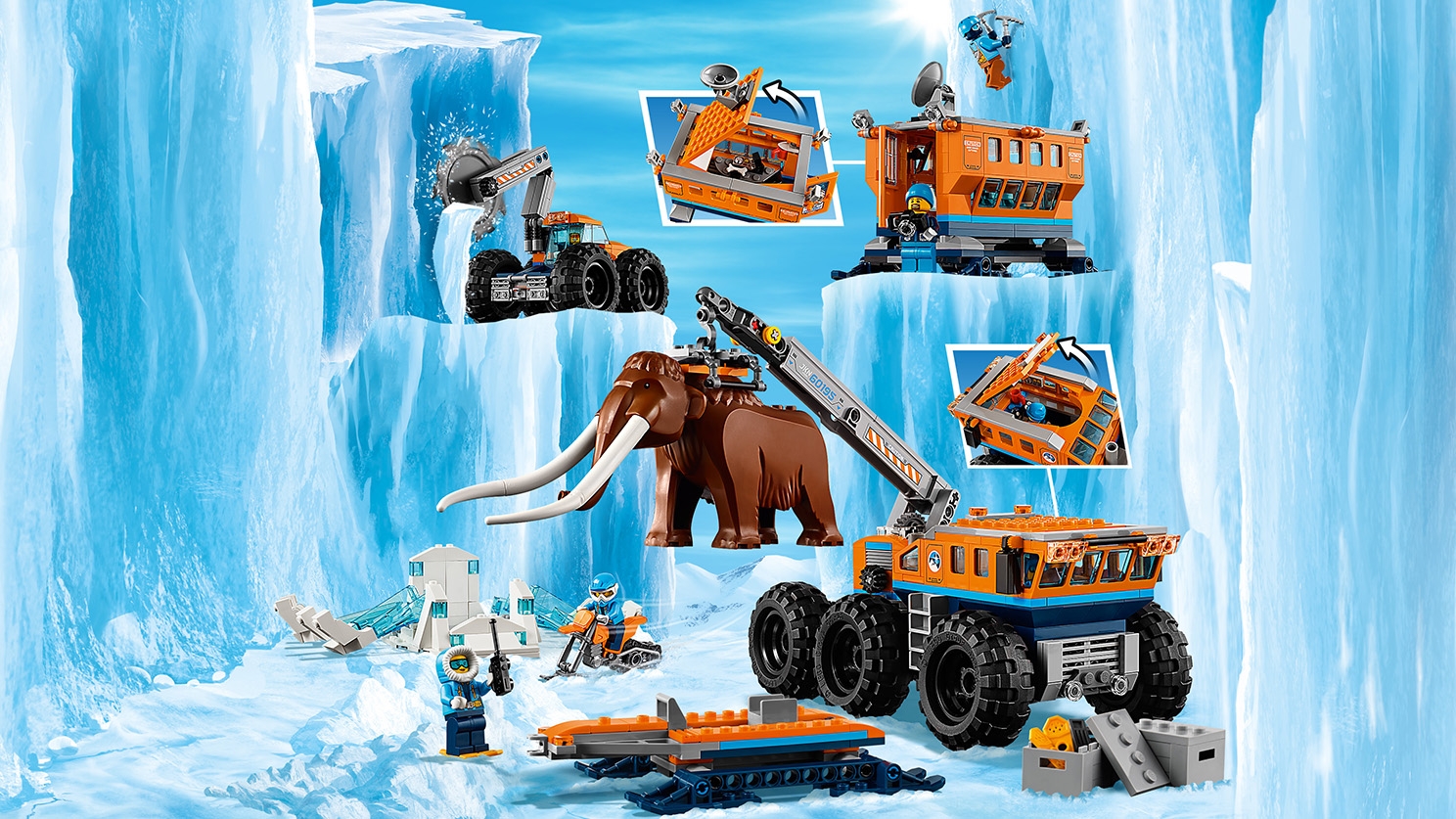 Ubrugelig Udflugt butik Arctic Mobile Exploration Base 60195 - LEGO® City Sets - LEGO.com for kids