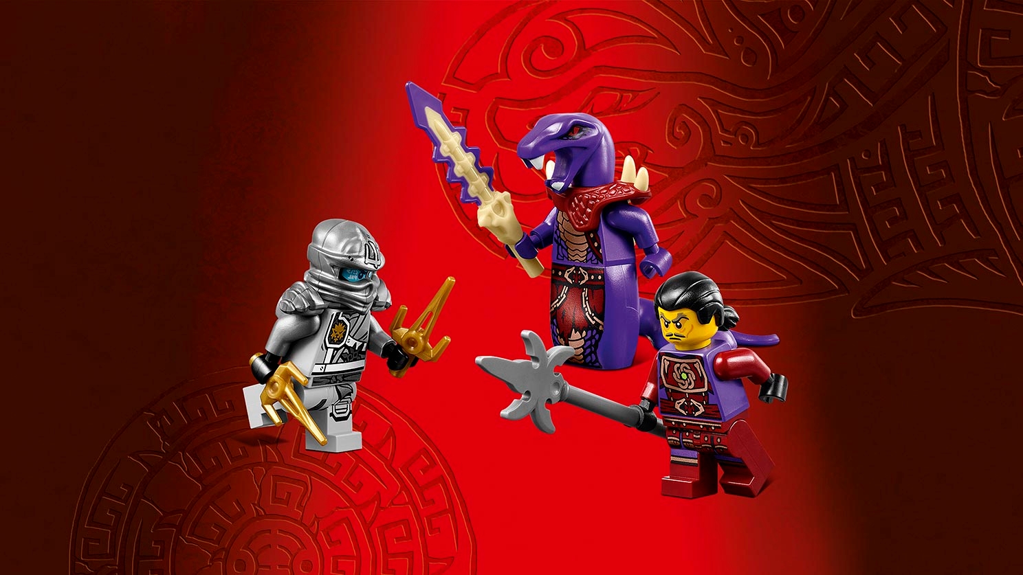 Lego® Ninjago Minifigur Schlange Chop Rai aus Set 70748  Neu 