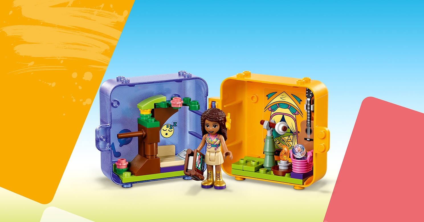 Le cube de jeu de la jungle d'Andr?�a - Vid?�os - LEGO.com pour les enfants