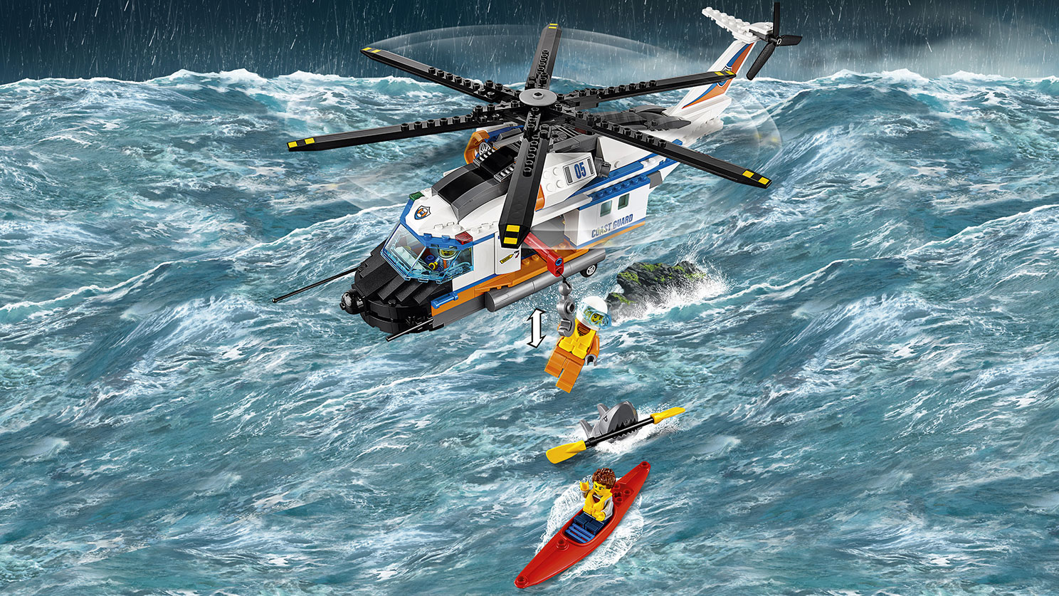 海上レスキューヘリコプター 60166 - レゴ®シティ セット - LEGO.comキッズ