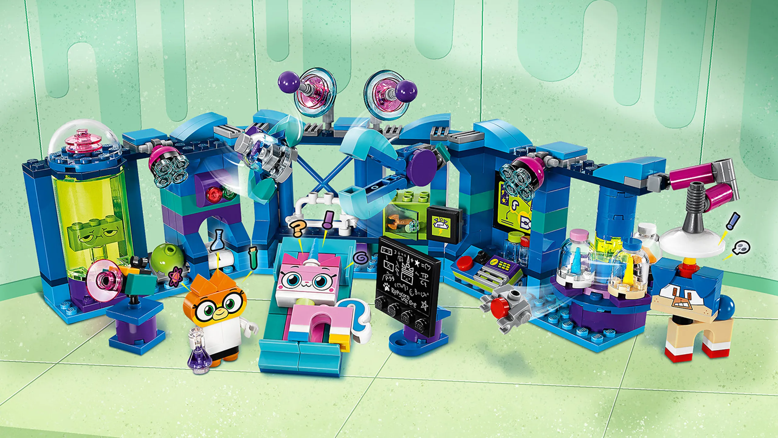 LEGO Unikitty - 41454 Dr. Fox Laboratory - Make lots of experiments with Dr. Fox to make sure there is always enough sparkle matter in Unikingdom!