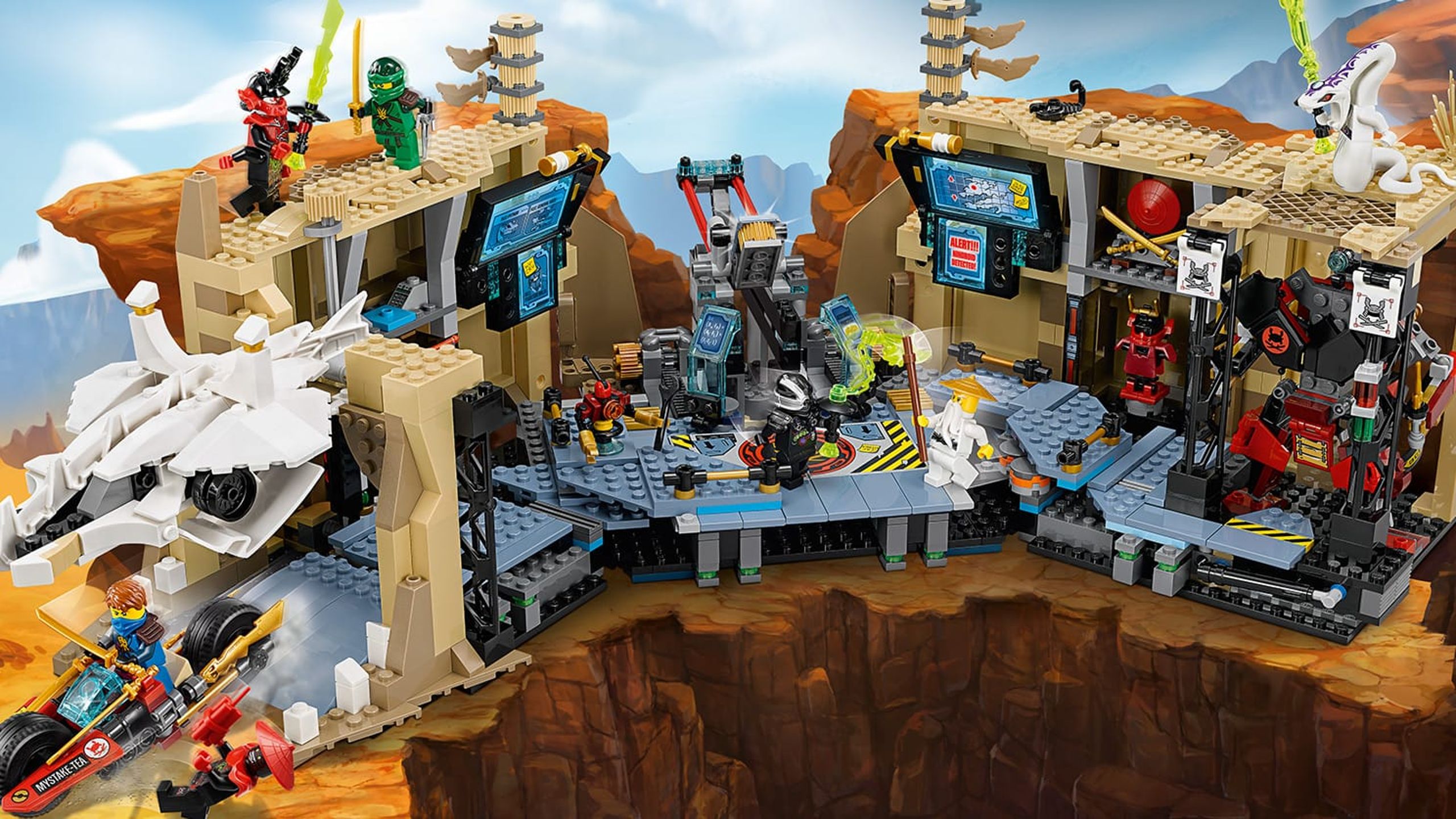 洞窟基地 ニンジャベースX - ビデオ - LEGO.comキッズ
