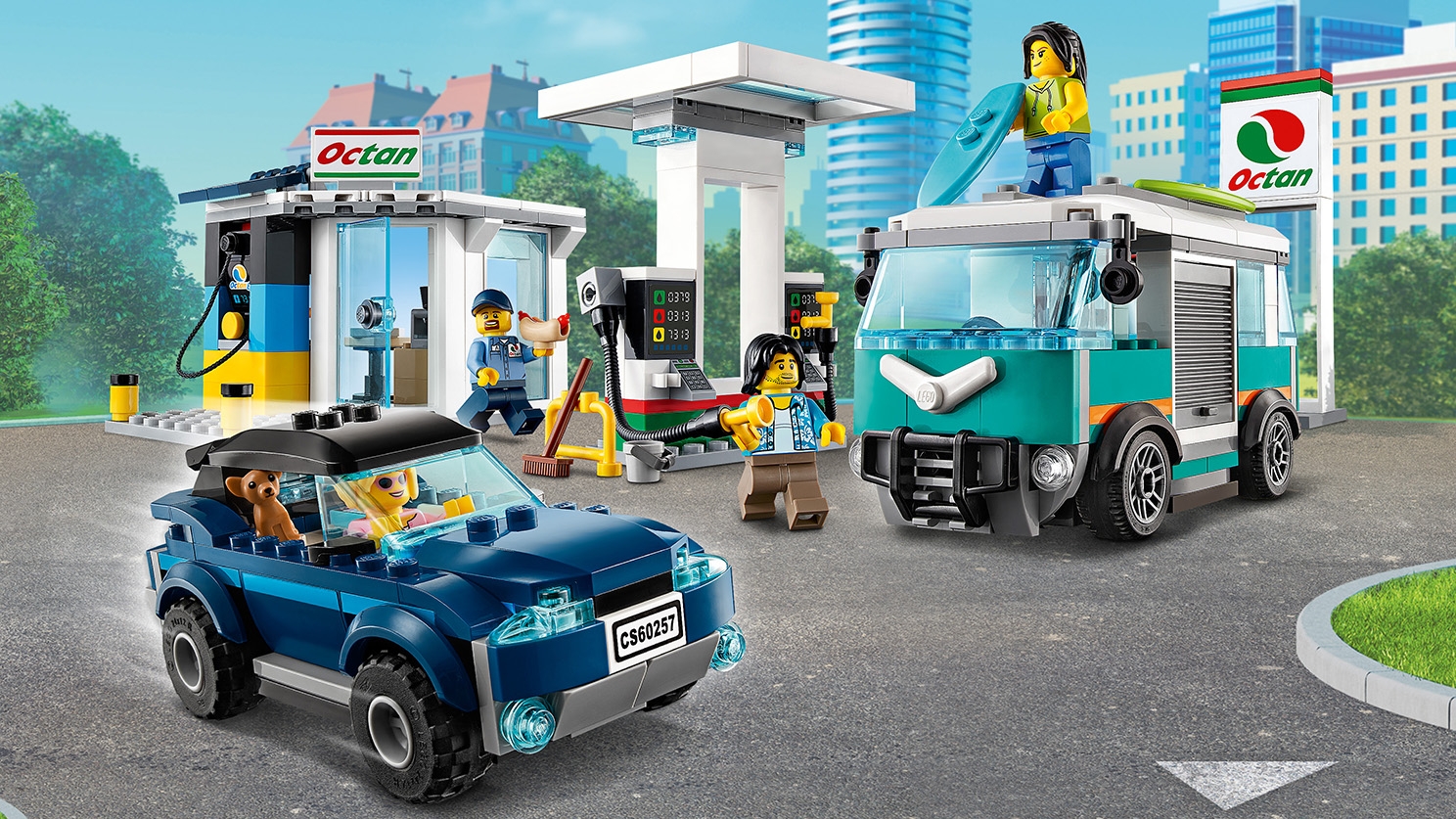 ガソリンスタンド 60257 - セット LEGO.comキッズ