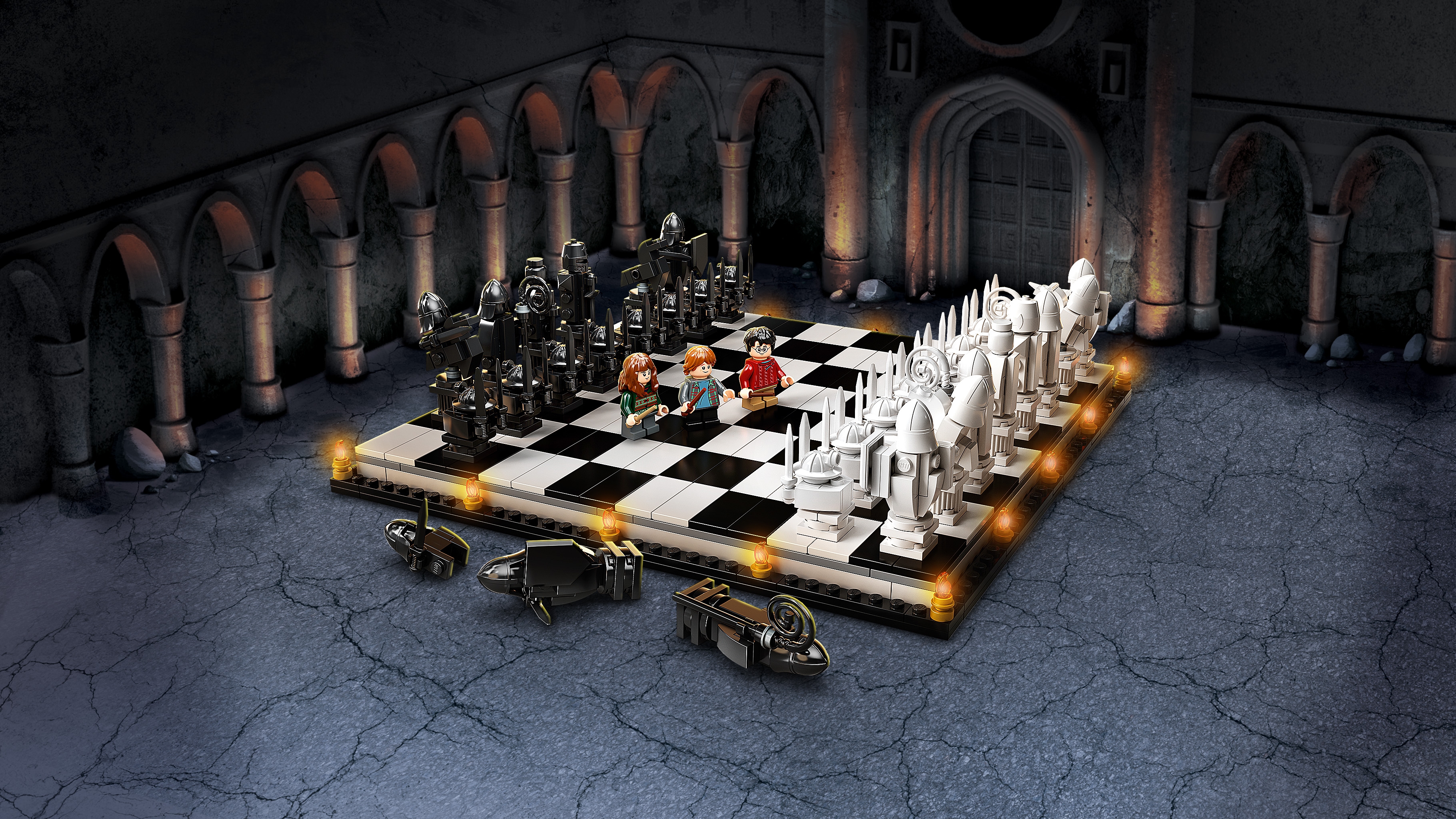 Jogo de Xadrez dos Feiticeiros de Hogwarts™ 76392 - Conjuntos LEGO