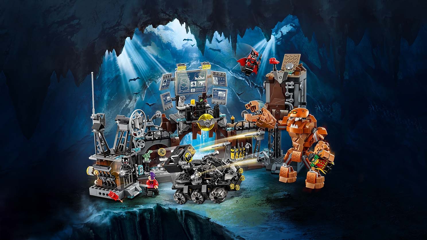 Batman Lego Batcave Alerte !!! custom batcave Lego