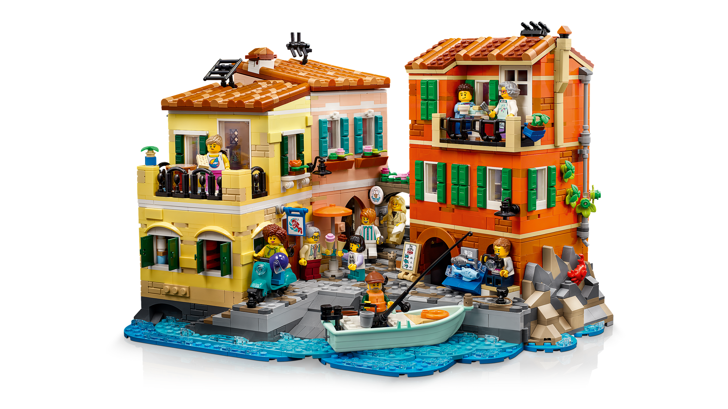 LEGO Riviera italienne 21359, vue officielle du set