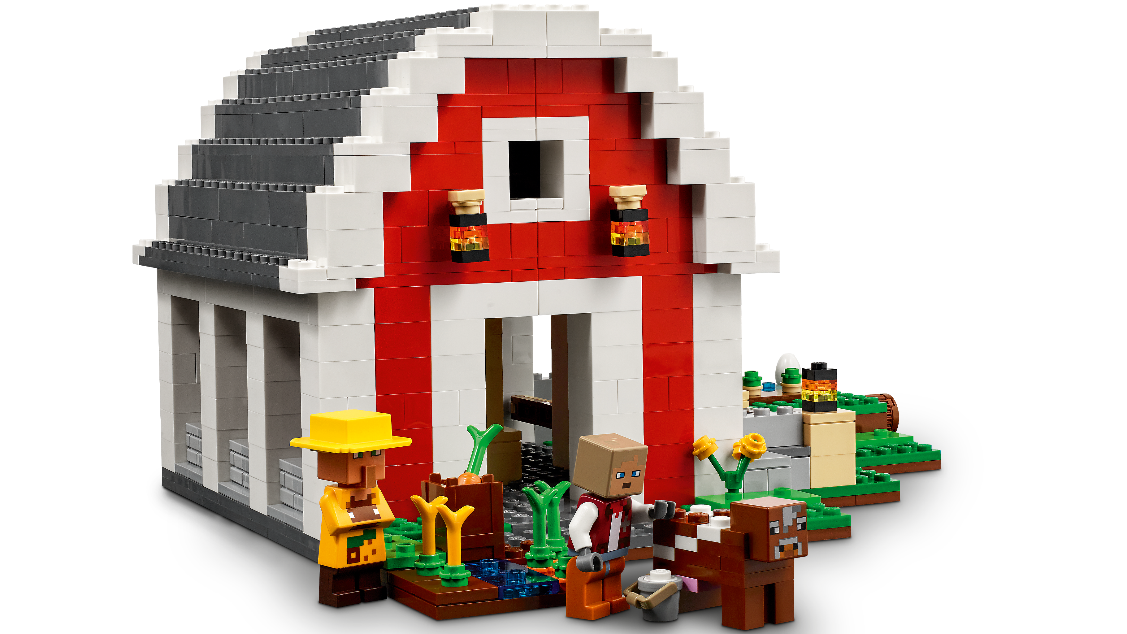赤い馬小屋 21187 - レゴ®マインクラフト セット - LEGO.comキッズ