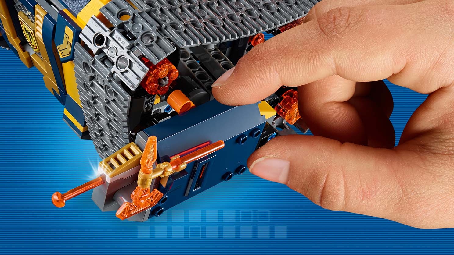 forhistorisk Geologi Snestorm Axl's Rolling Arsenal 72006 - LEGO® NEXO KNIGHTS™ Sets - LEGO.com for kids