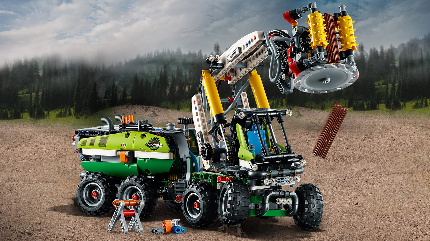 森林作業車 42080 - レゴ®テクニックセット - LEGO.comキッズ