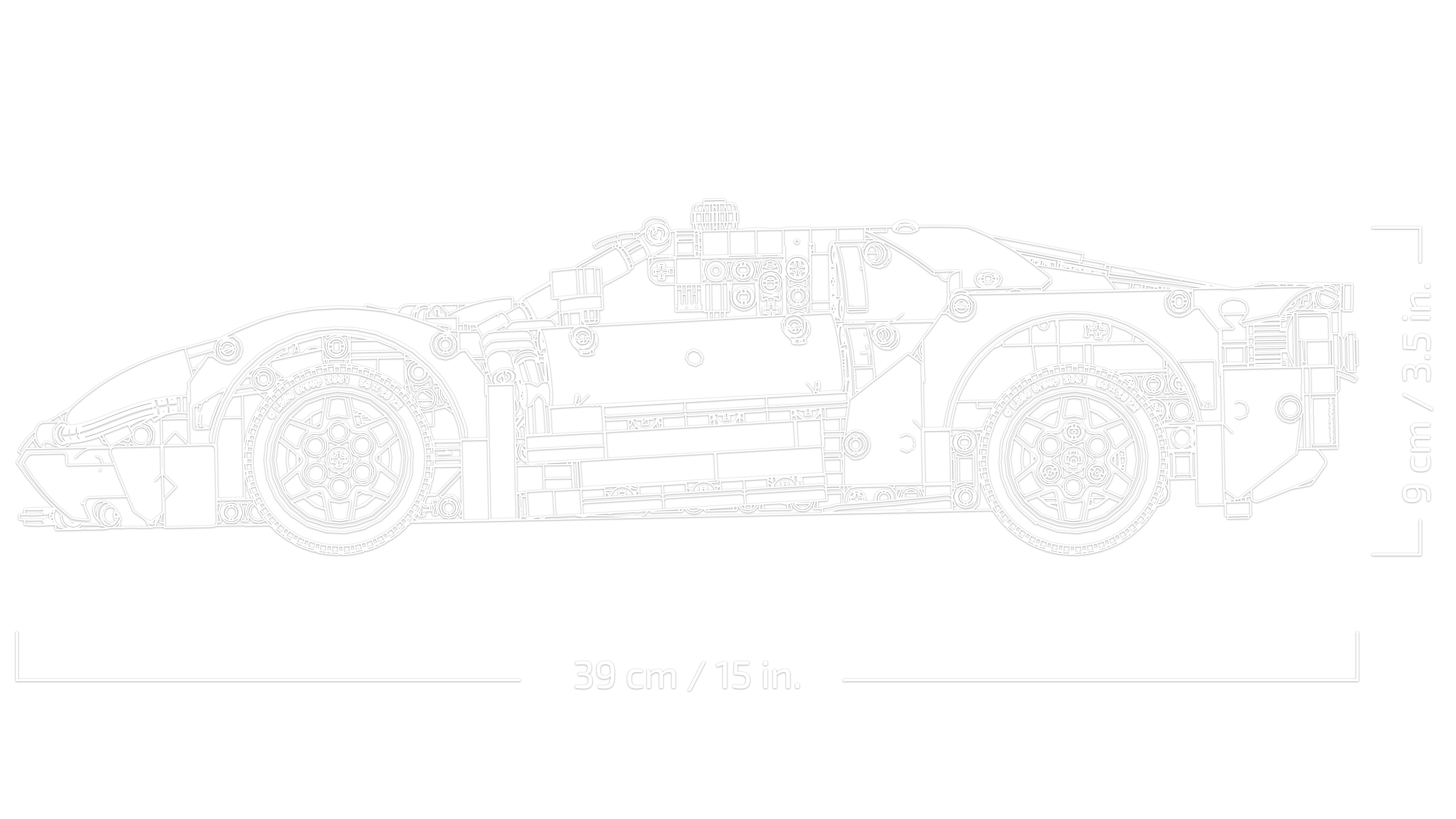 LEGO Technic 42154 Ford GT 2022. Maquette de Voiture pour Adultes. Échelle  1:12. Niveau Avancé