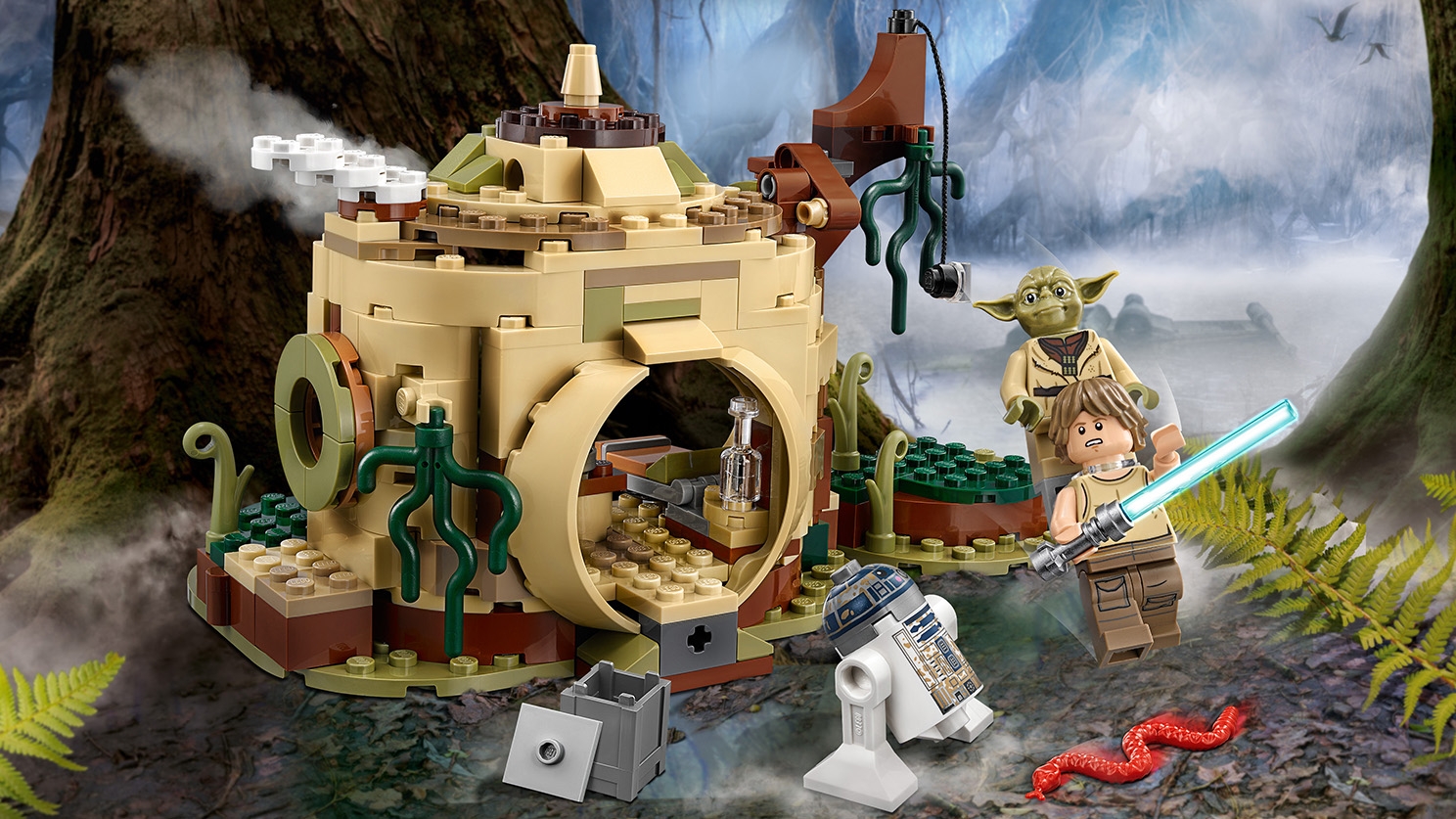 LEGO Star Wars Sets: 75208 Yoda's Hut NEW-75208