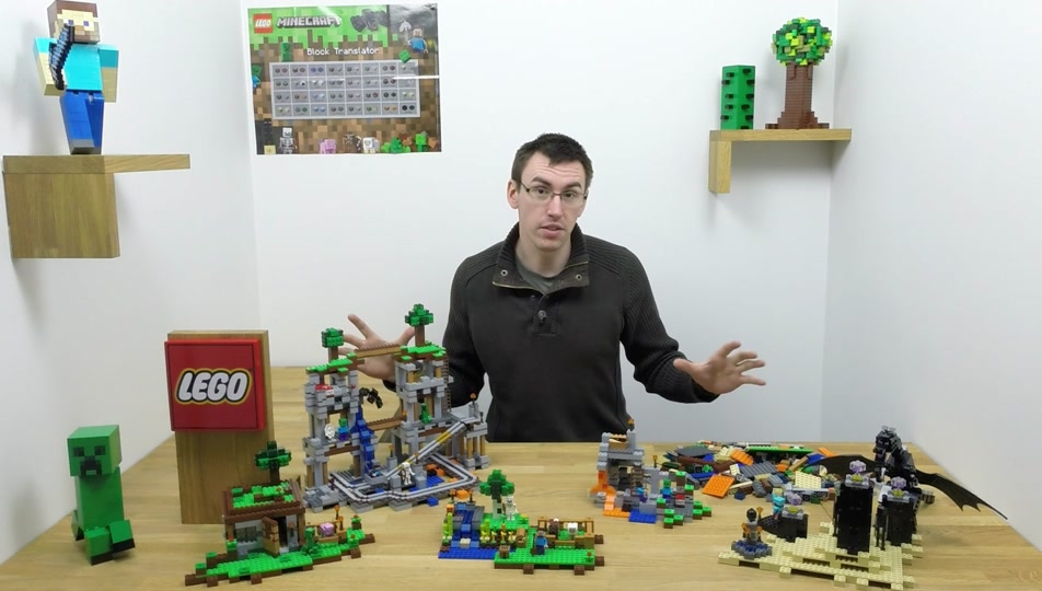 Sidelæns Dejlig Perpetual Build all LEGO Minecraft sets together – Building Inspiration - LEGO®  Minecraft™ Videos - LEGO.com for kids