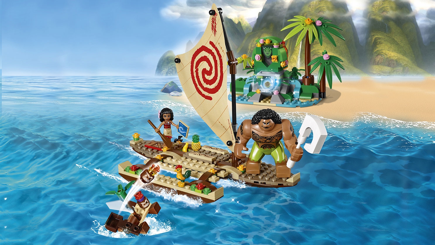 majs Tomhed Barber Moana's Ocean Voyage 41150 - LEGO® | Disney Sets - LEGO.com for kids