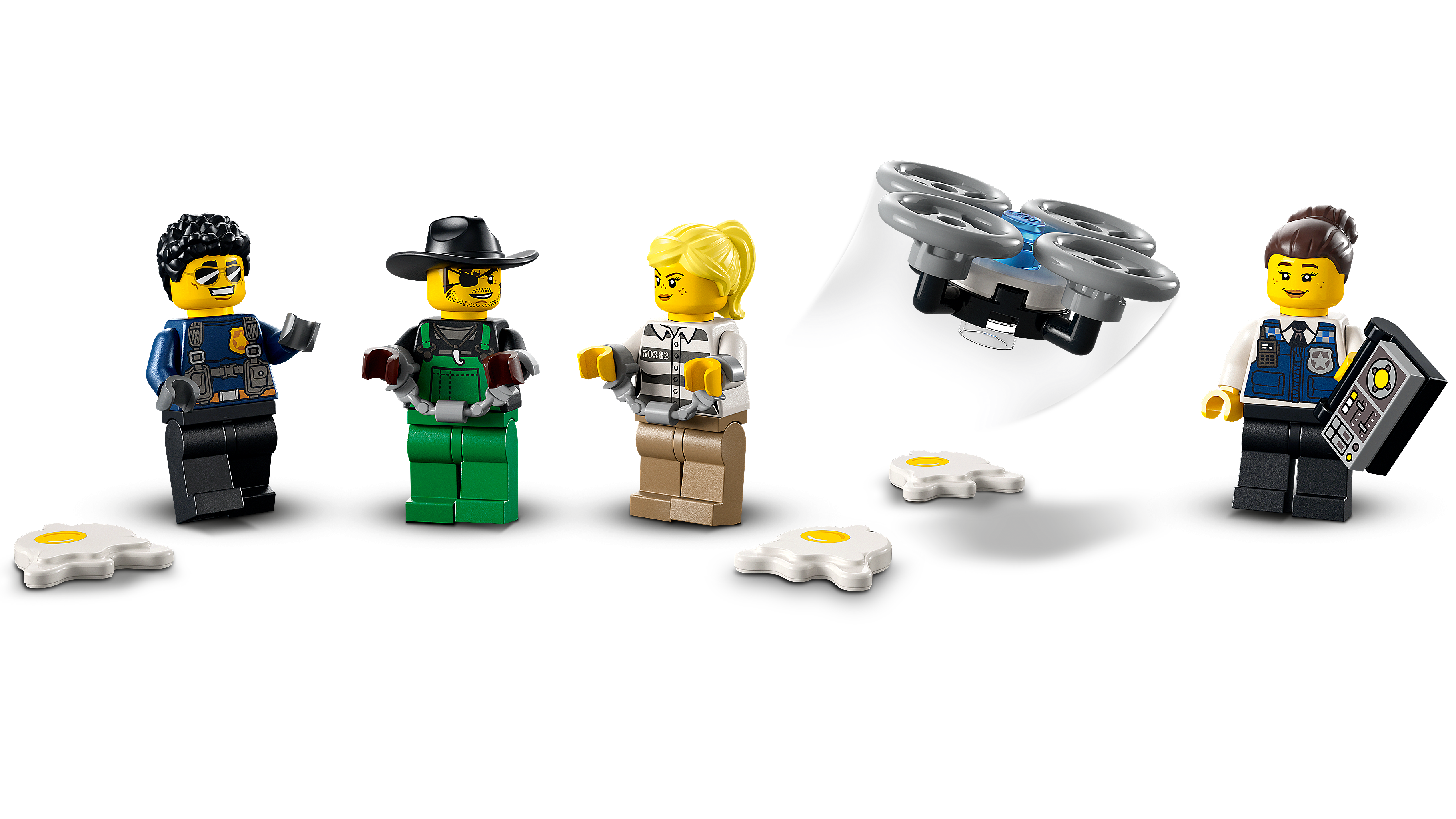 Nr.3037 Lego cop015 Polizist mit Vollbart 