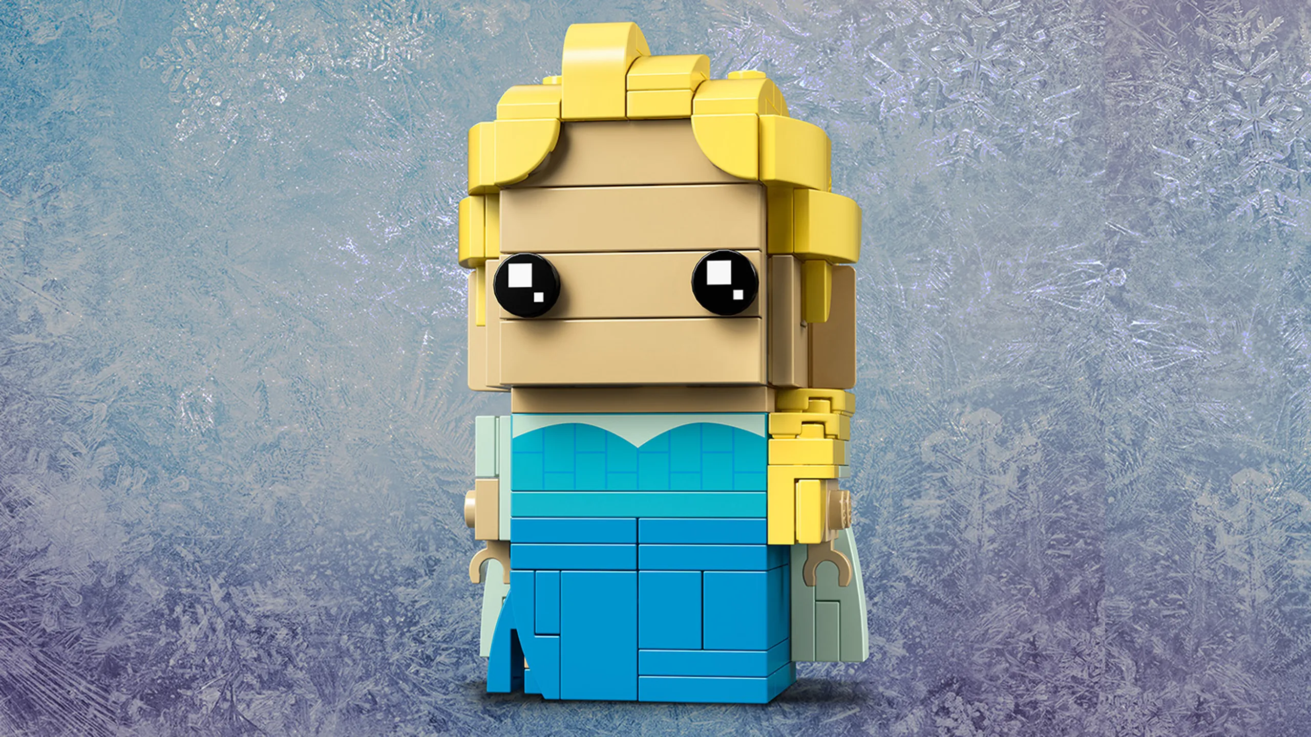 LEGO Brickheadz - 41617 Elsa - Build a LEGO Brickheadz version of Elsa from Disney movie Frozen with her iconic blonde braid and display her on a baseplate.