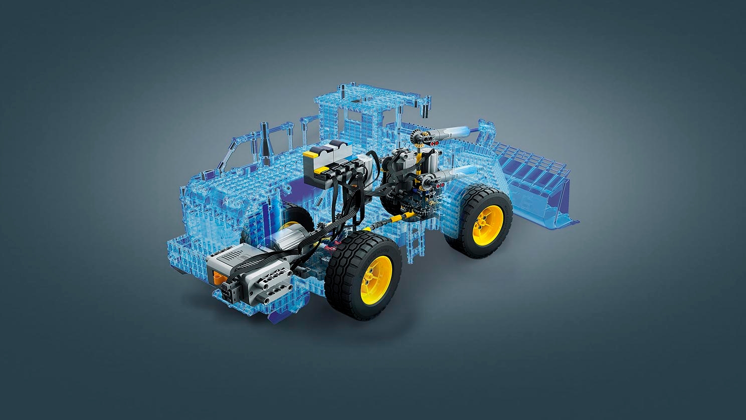 Remote-Controlled VOLVO L350F Wheel Loader 42030 LEGO® Technic Sets - LEGO.com for