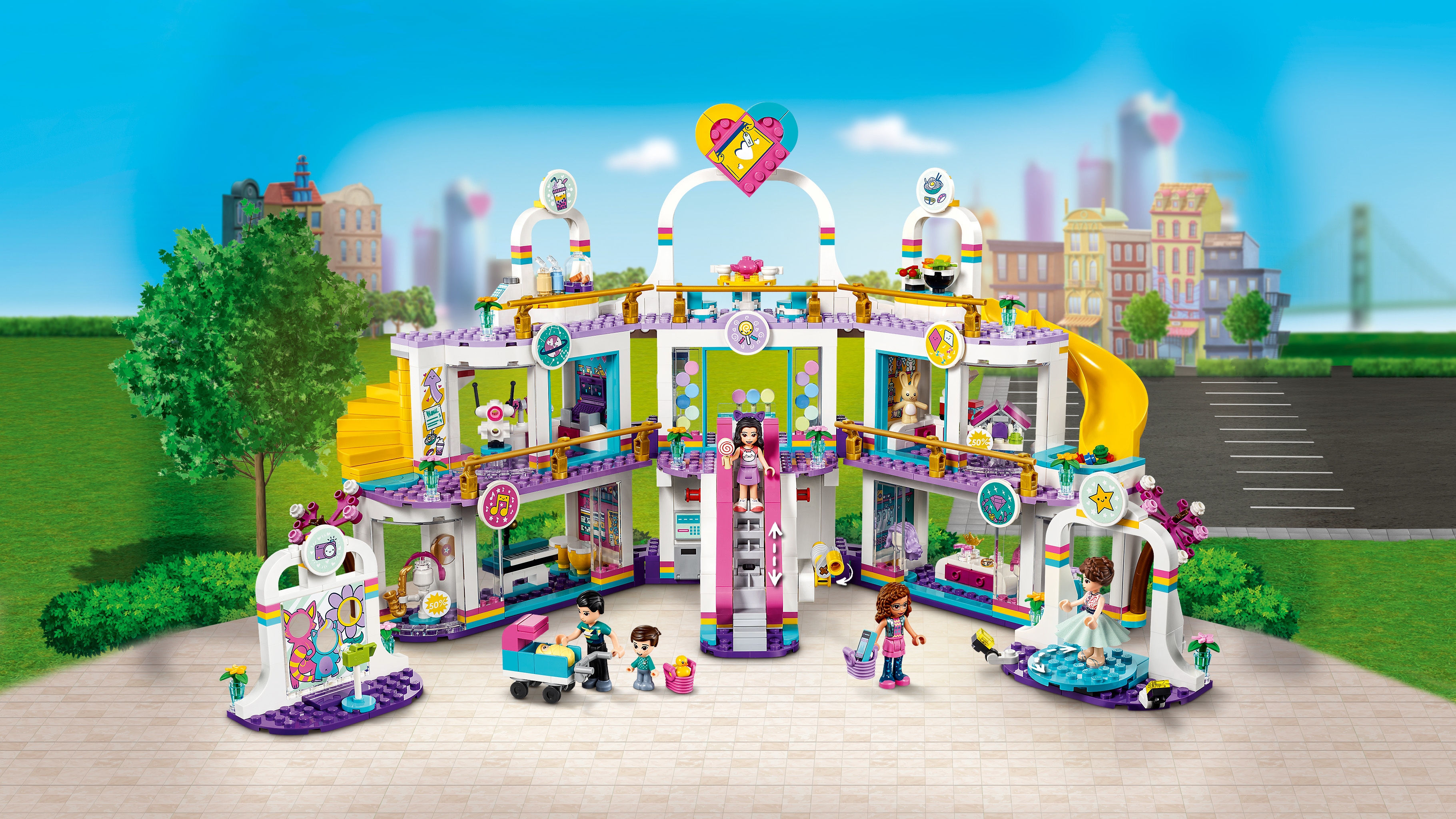 LEGO Friends 41450 Heartlake City Shopping Mall Building Set 