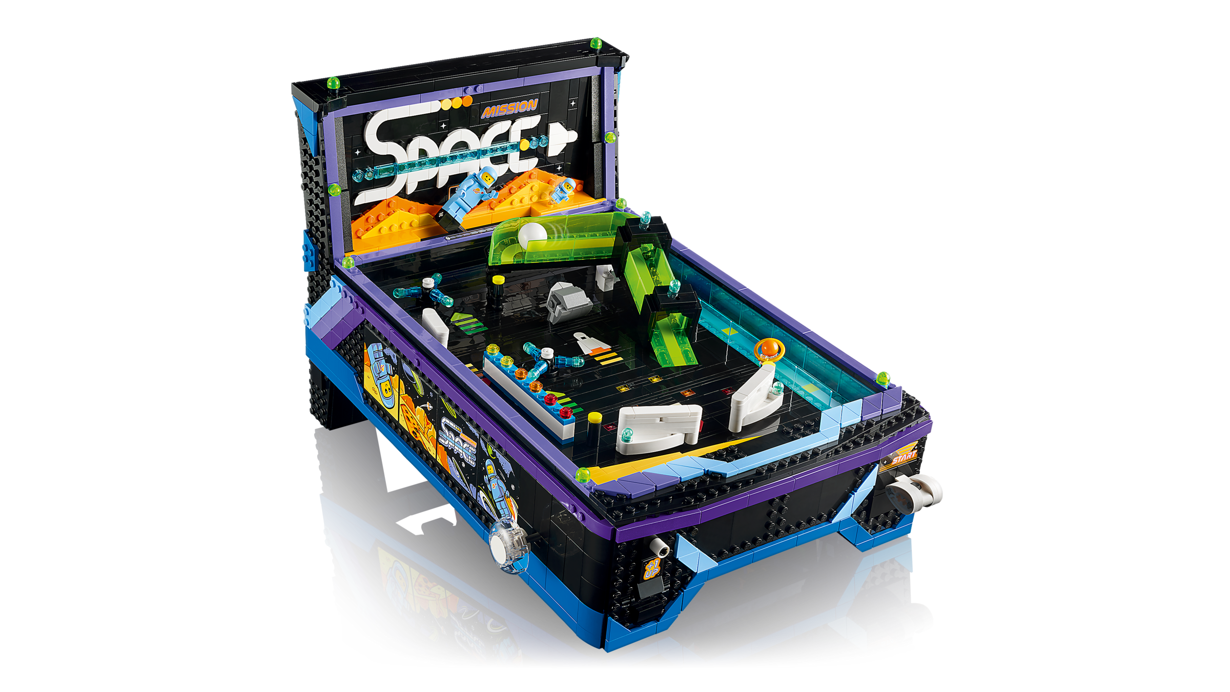 LEGO Flipper d’arcade 11374, vue officielle du set