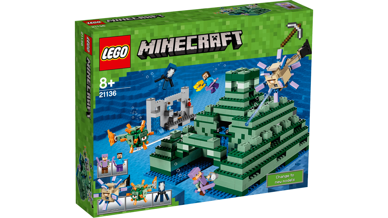 Personnage Lego Minecraft Alex min055 Set  21136-1 