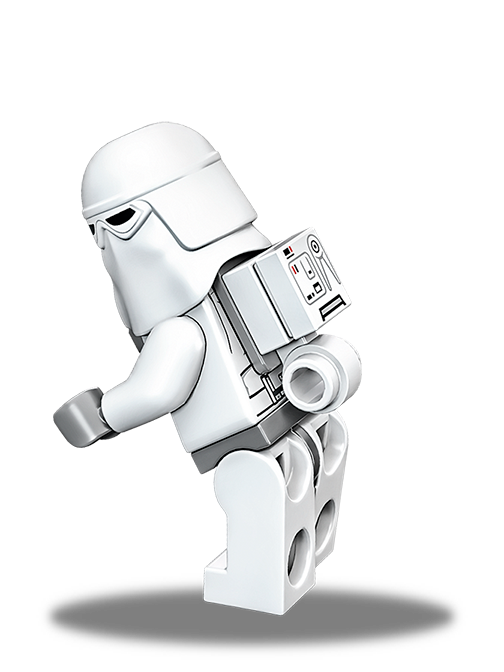 LEGO casque Snowtrooper en Blanc pour minifigur personnage 20907pb01 Star Wars NEUF 