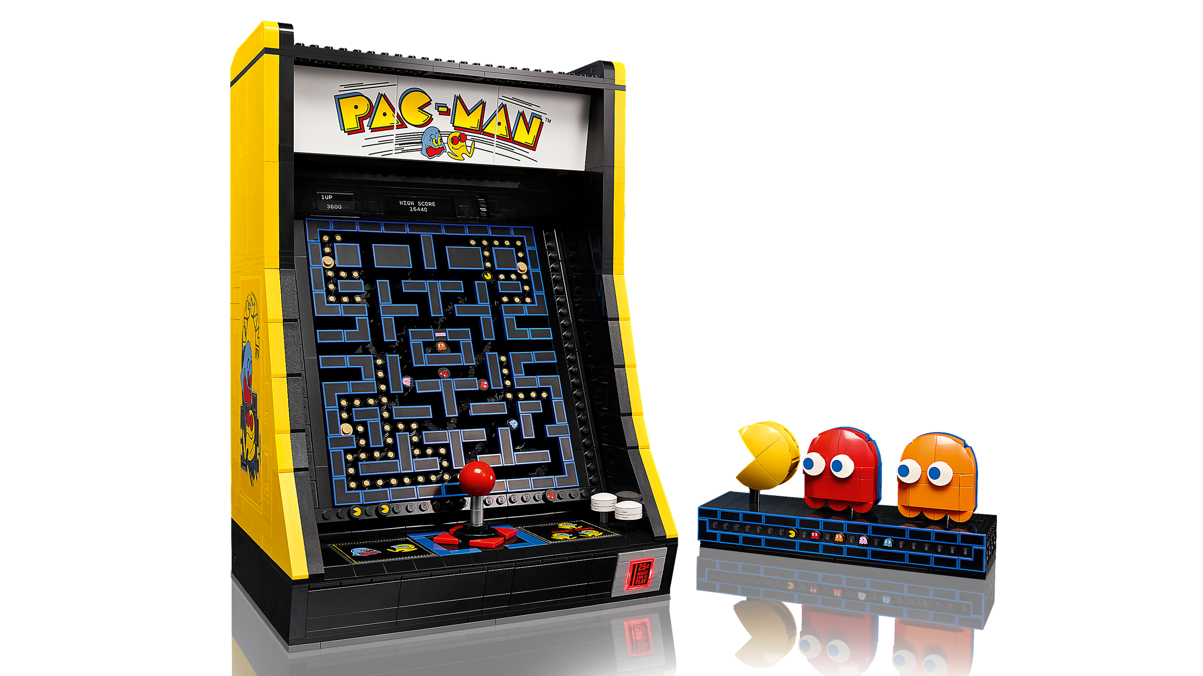 LEGO Jeu d’arcade PAC-MAN 10323, vue officielle du set