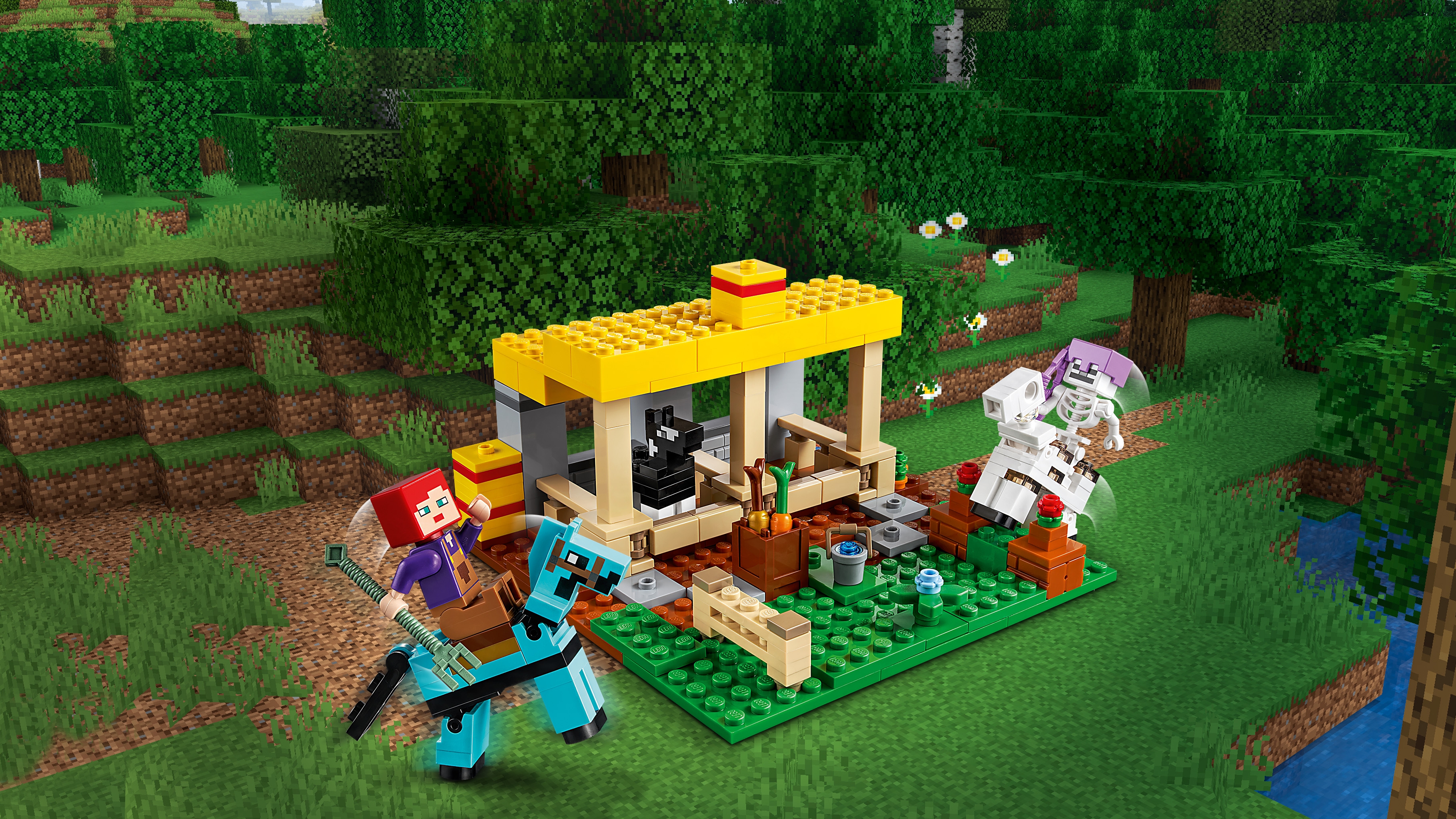 The Horse Stable - LEGO® Minecraft™ Sets - LEGO.com kids