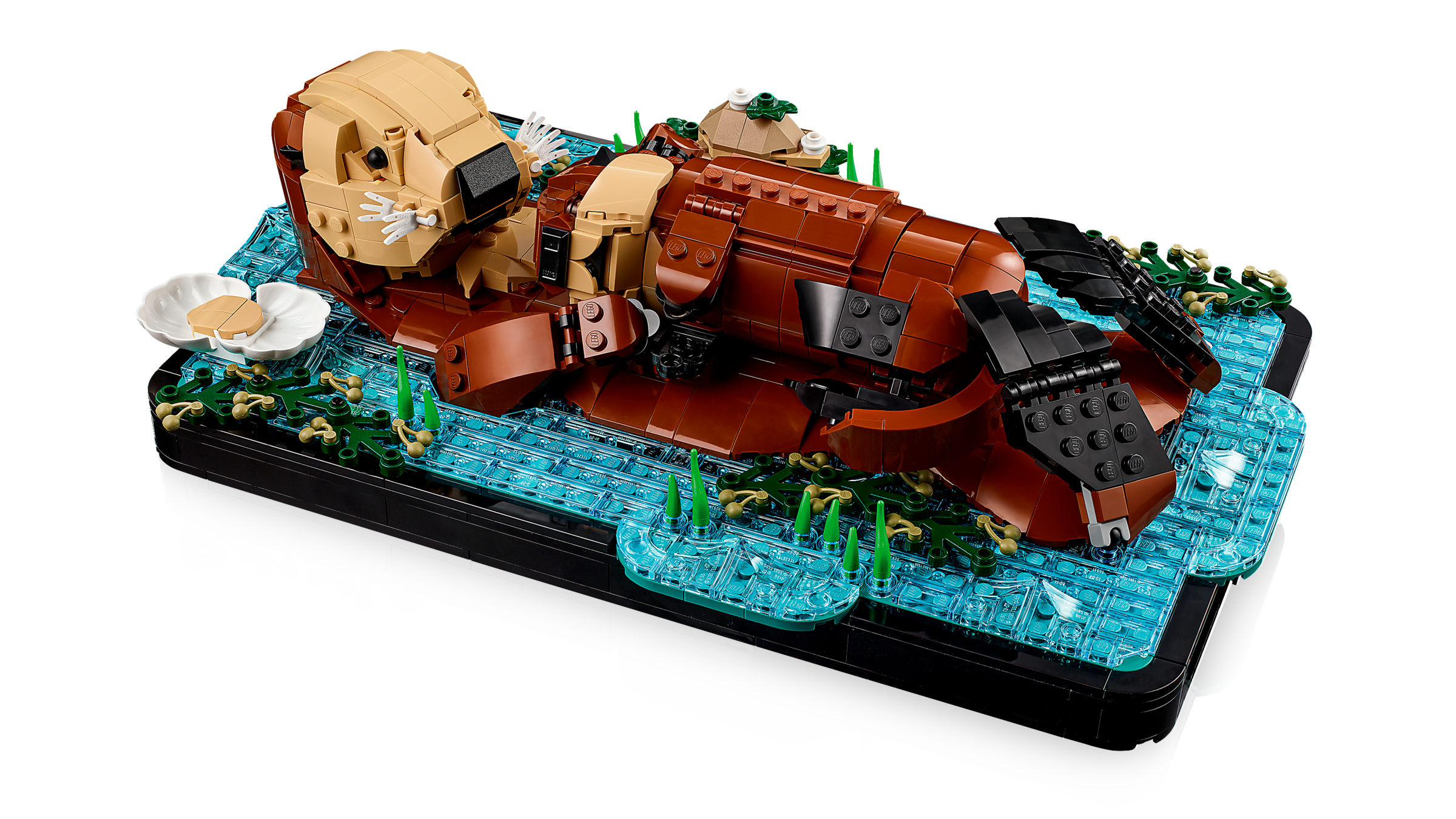 LEGO Les loutres câlines 21366, vue officielle du set