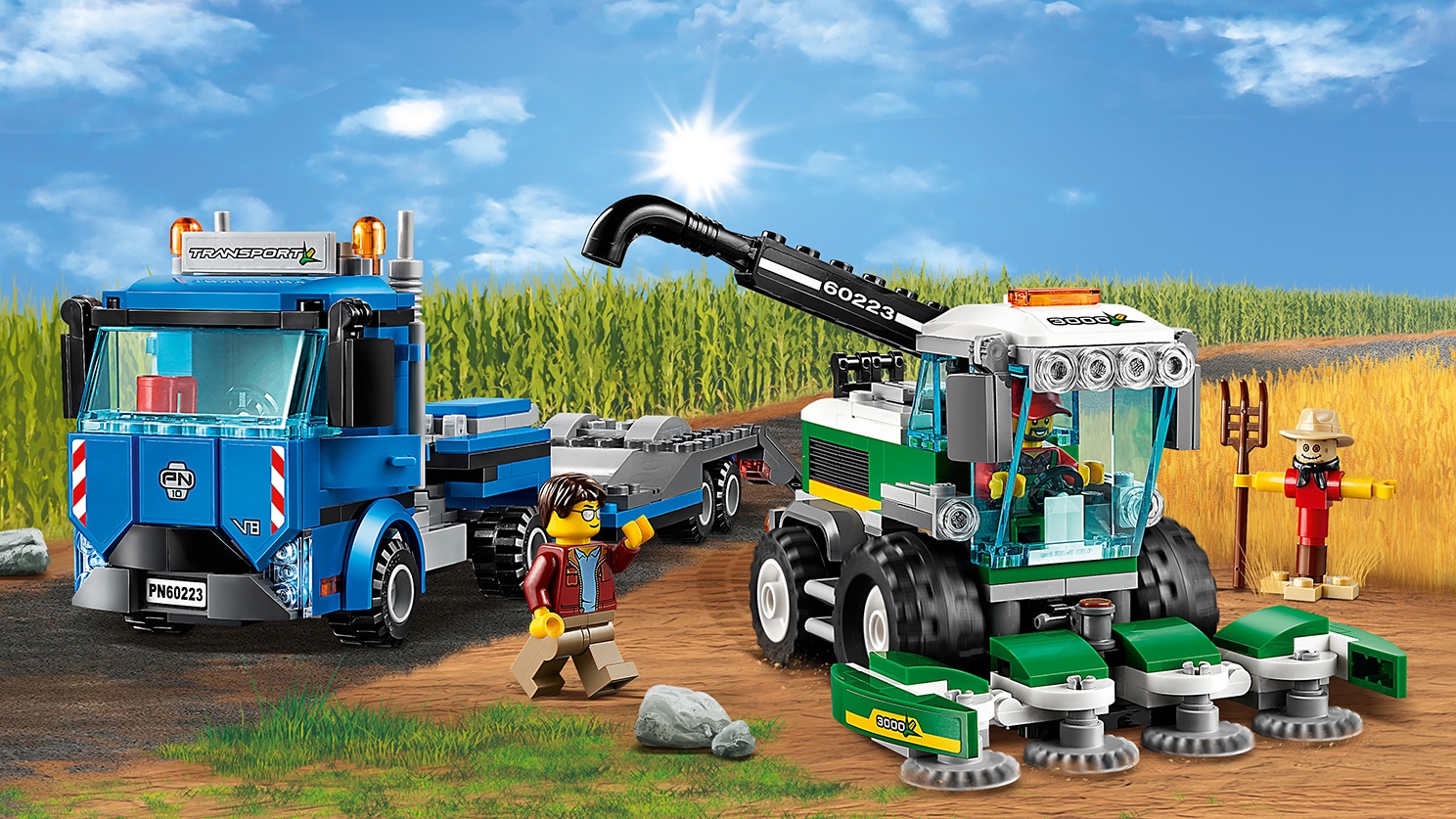 Harvester Transport 60223 City Sets for kids