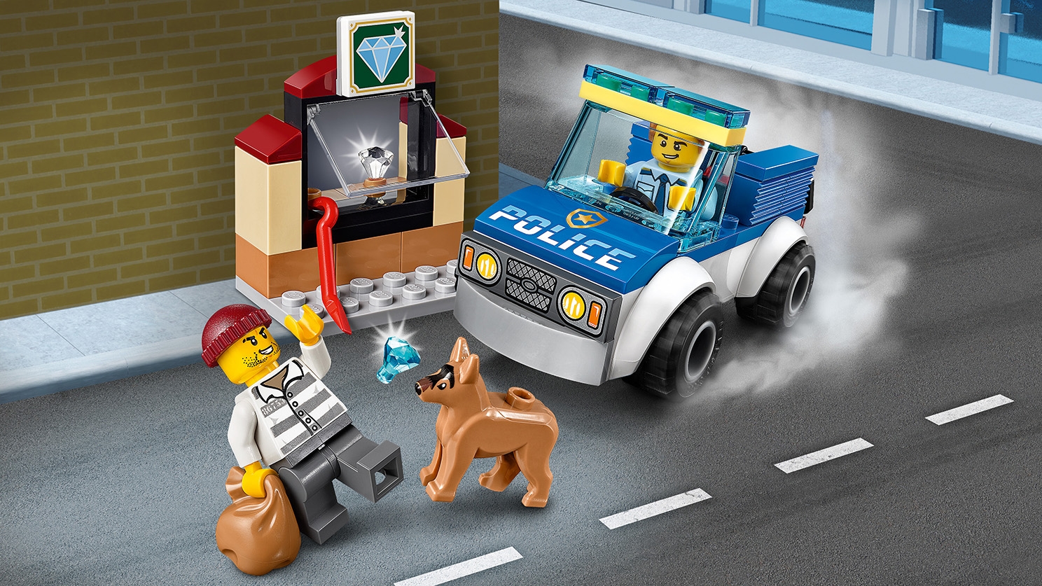 ポリス 警察犬の追跡 60241 - レゴ®シティ セット - LEGO.comキッズ